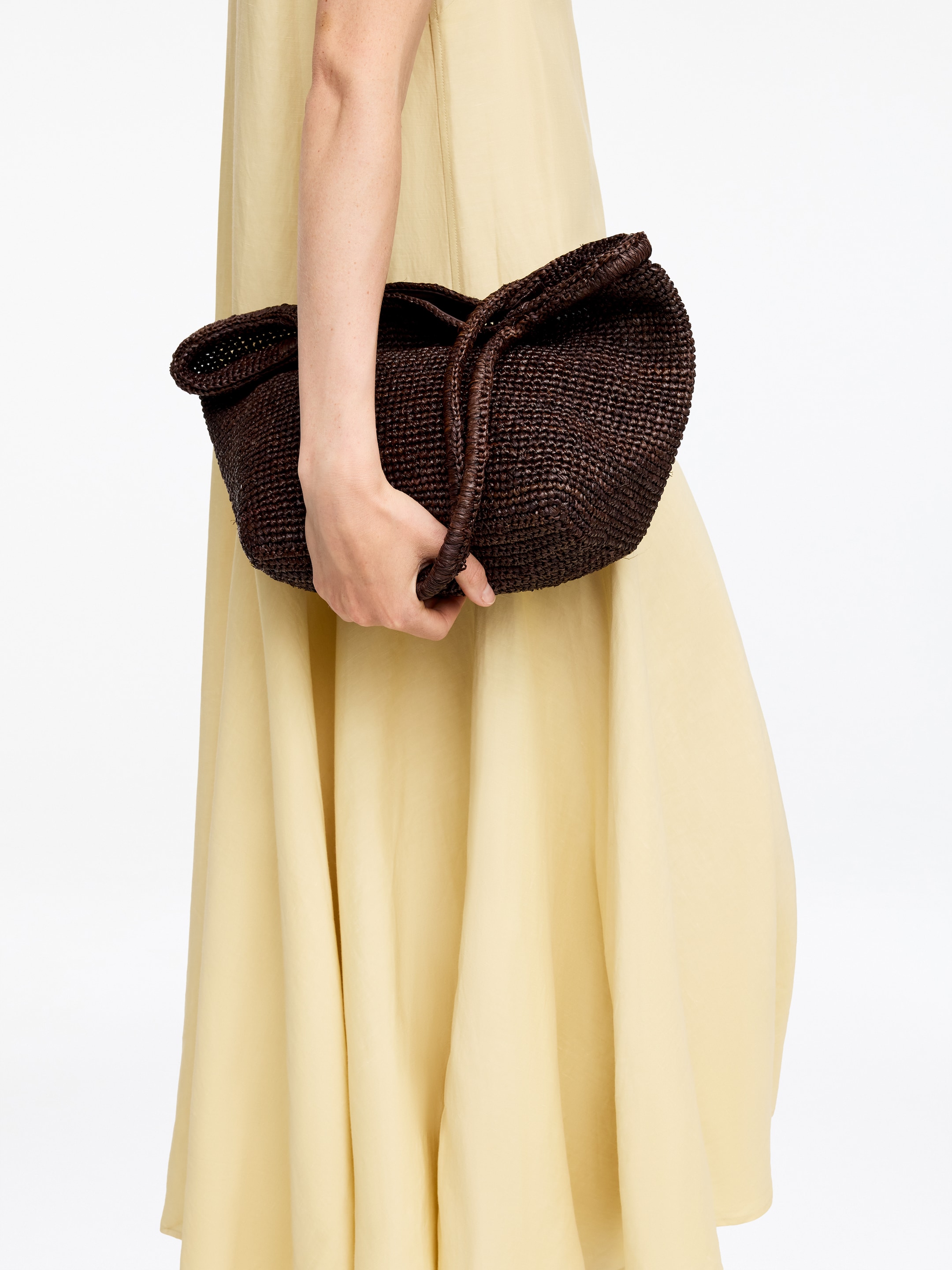 Raffia Medium Tote Bag - Brown - Women - StillMedia/Lookbook - 5