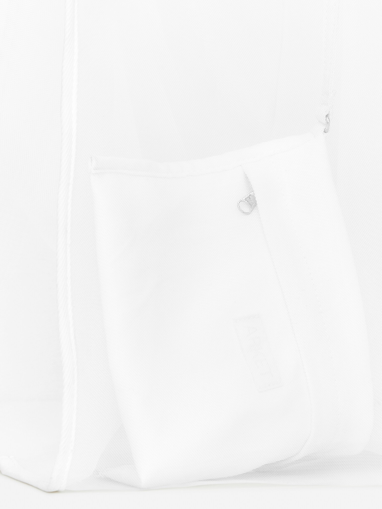 Sac fourre-tout en tissu résille - Blanc - 7