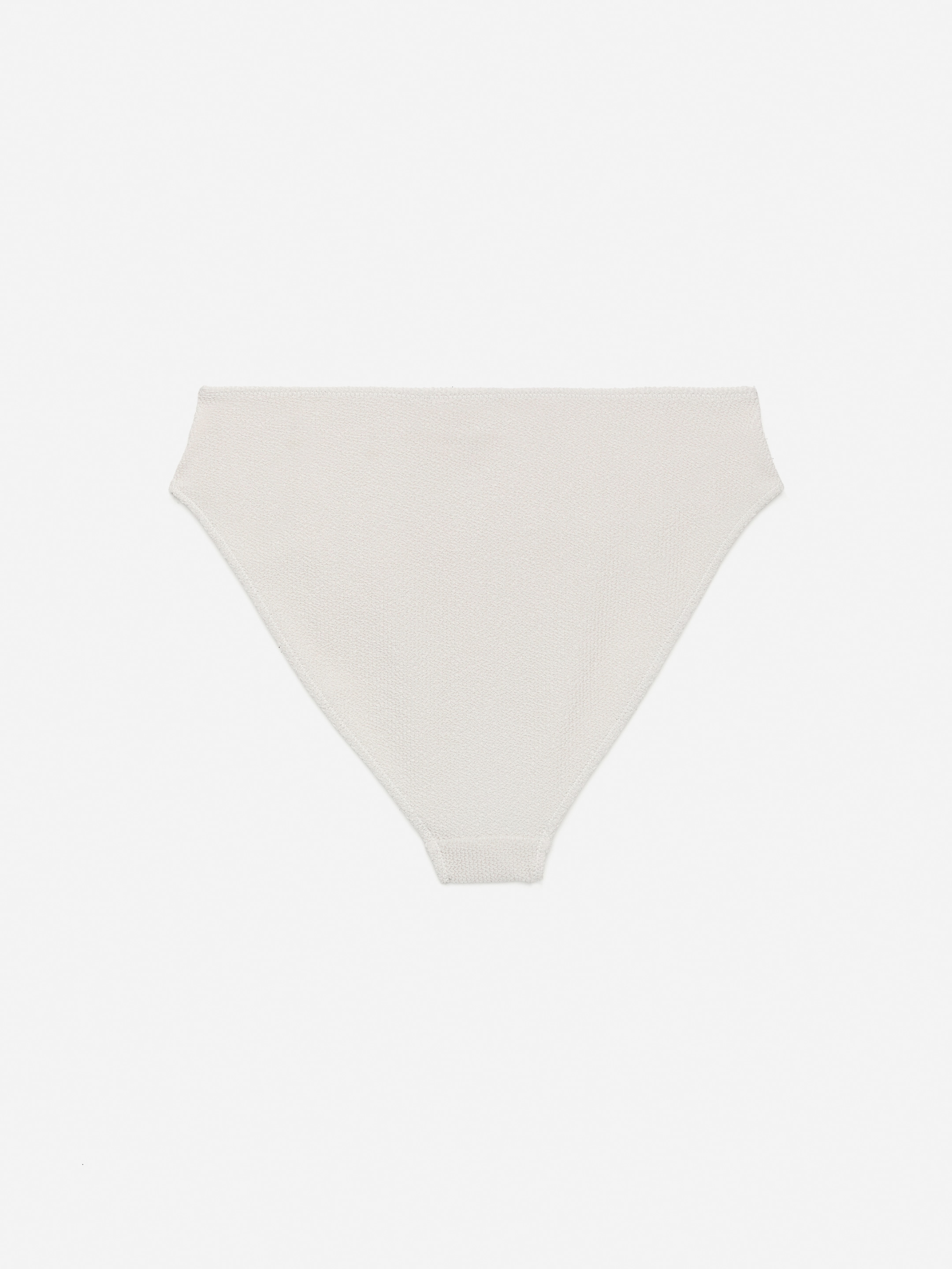 Mid Waist Crinkle Bikini Bottom - Off White - Regular fit - Women - StillMedia/DescriptiveStillLife - 1