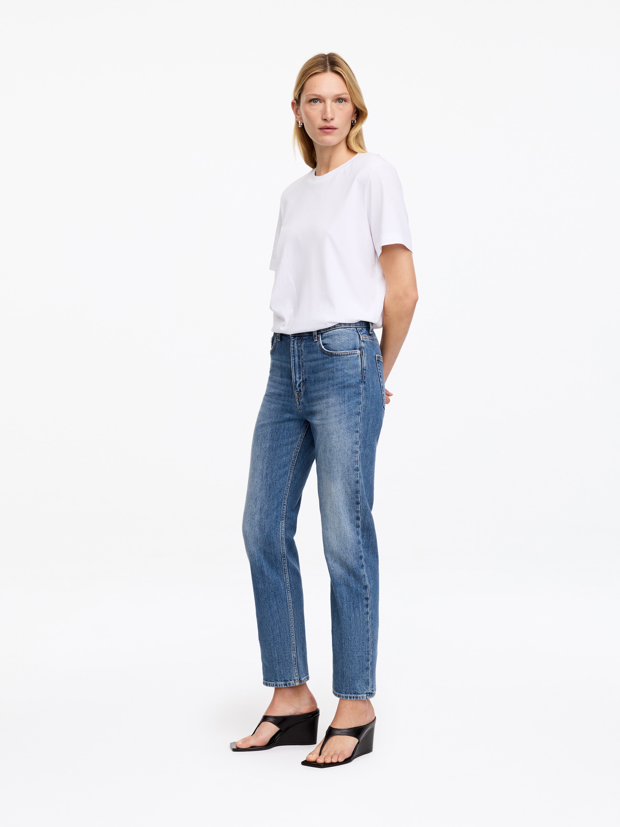 JADE CROPPED Slim Jeans - Blue - Slim fit - women - StillMedia/Lookbook - 4