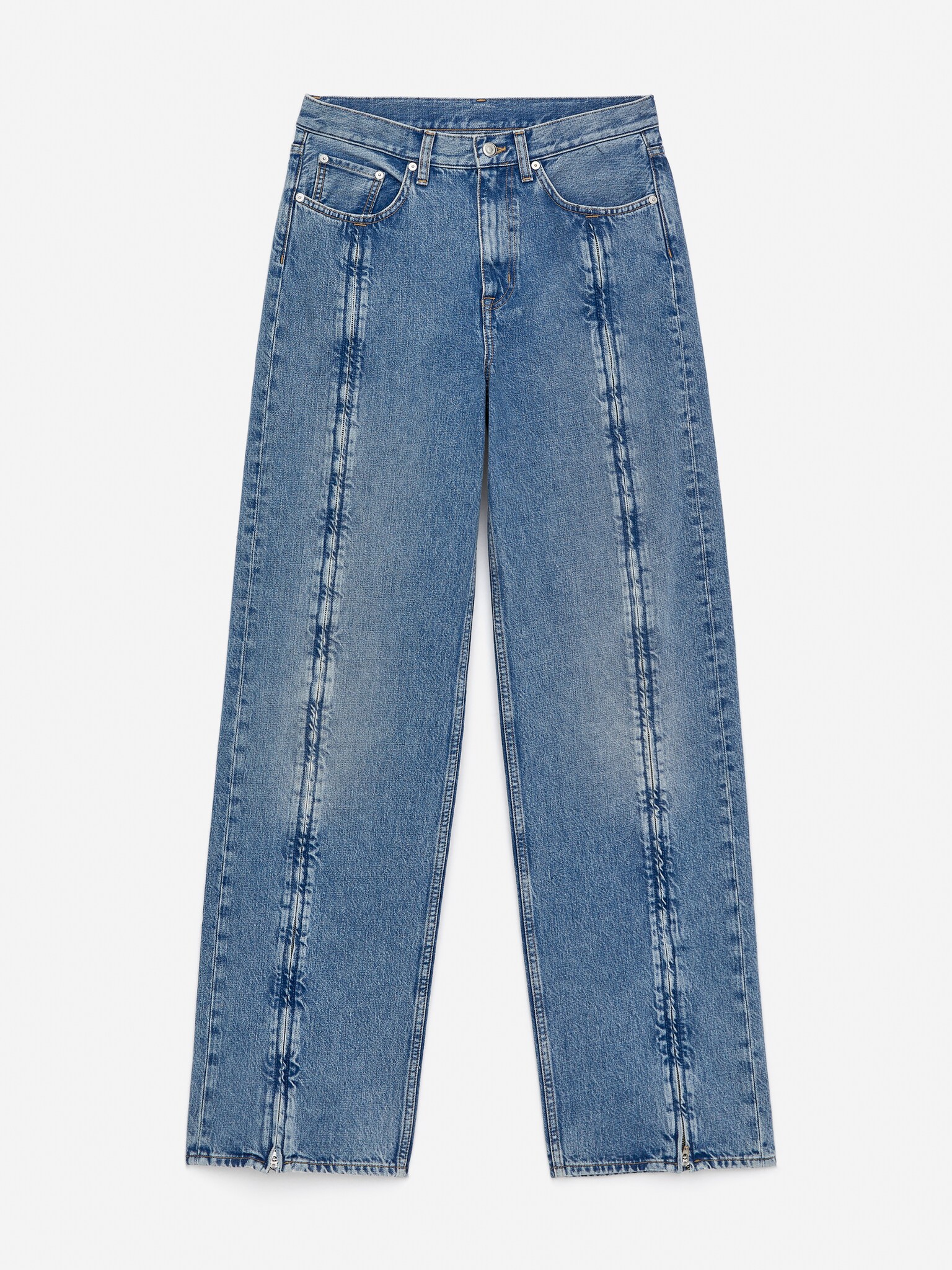 Jean ample CORAL - Bleu moyen - 2