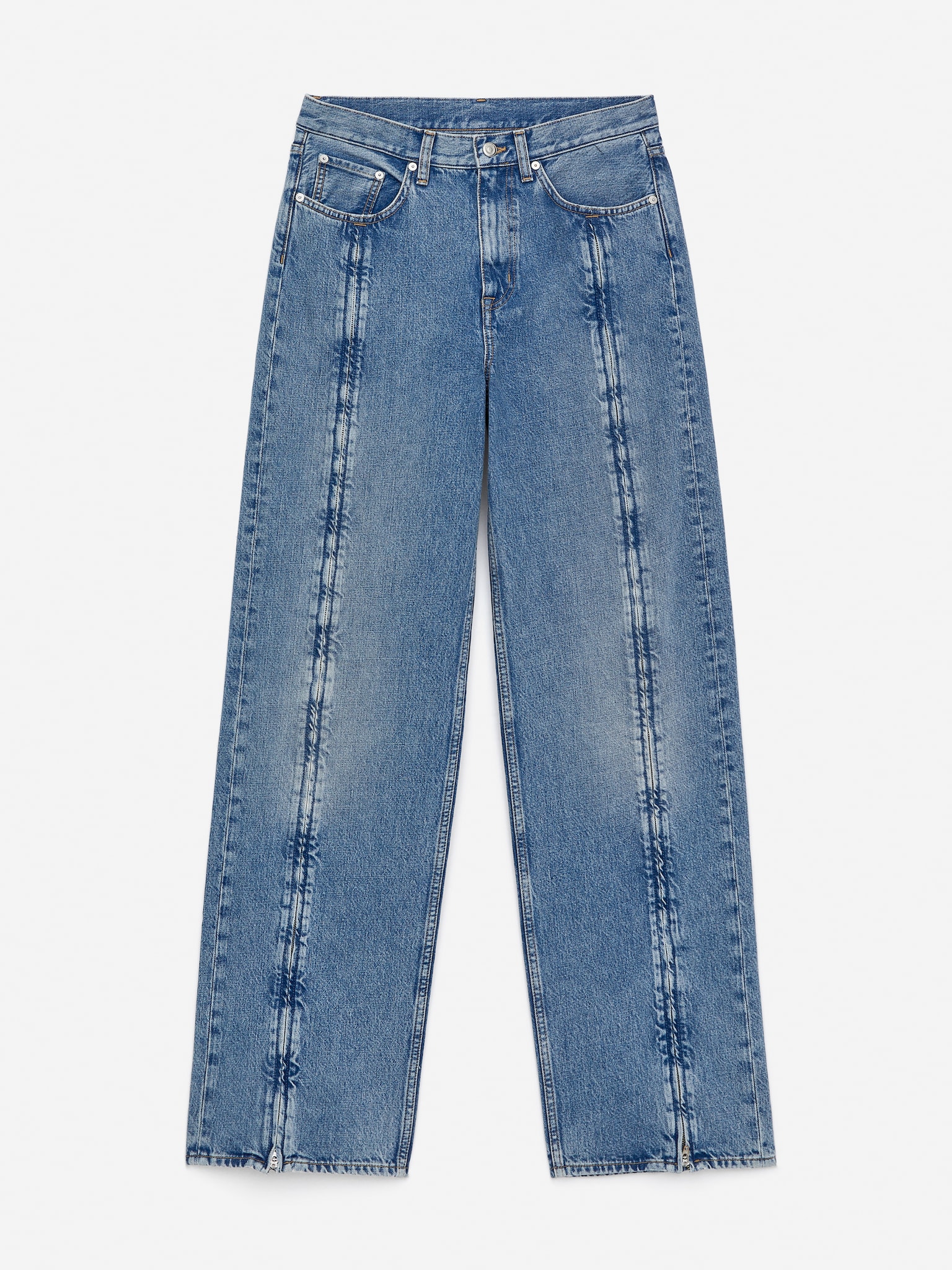 CORAL Wide Jeans - Mittelblau - 2