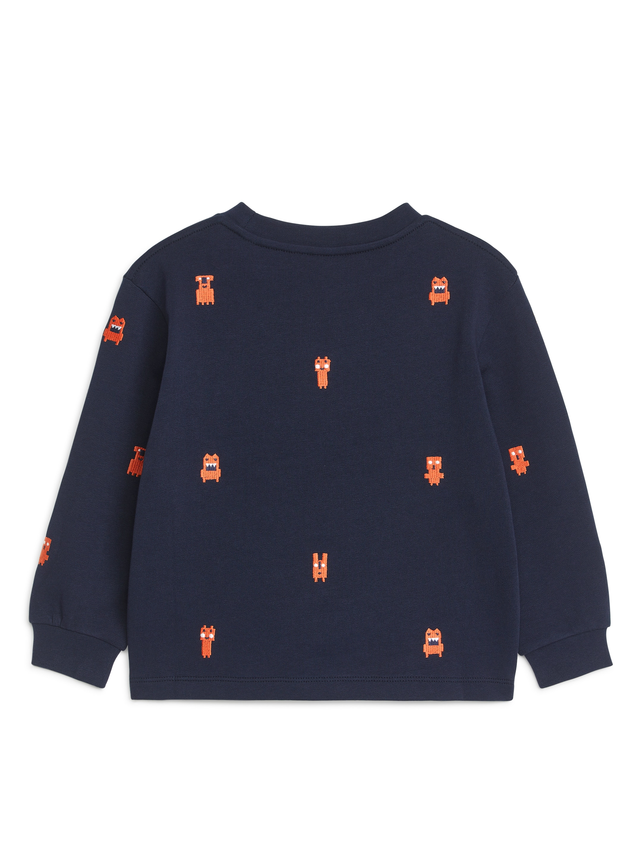 Embroidered Sweatshirt - Dark Blue - Regular fit - Children - StillMedia/DescriptiveStillLife - 1