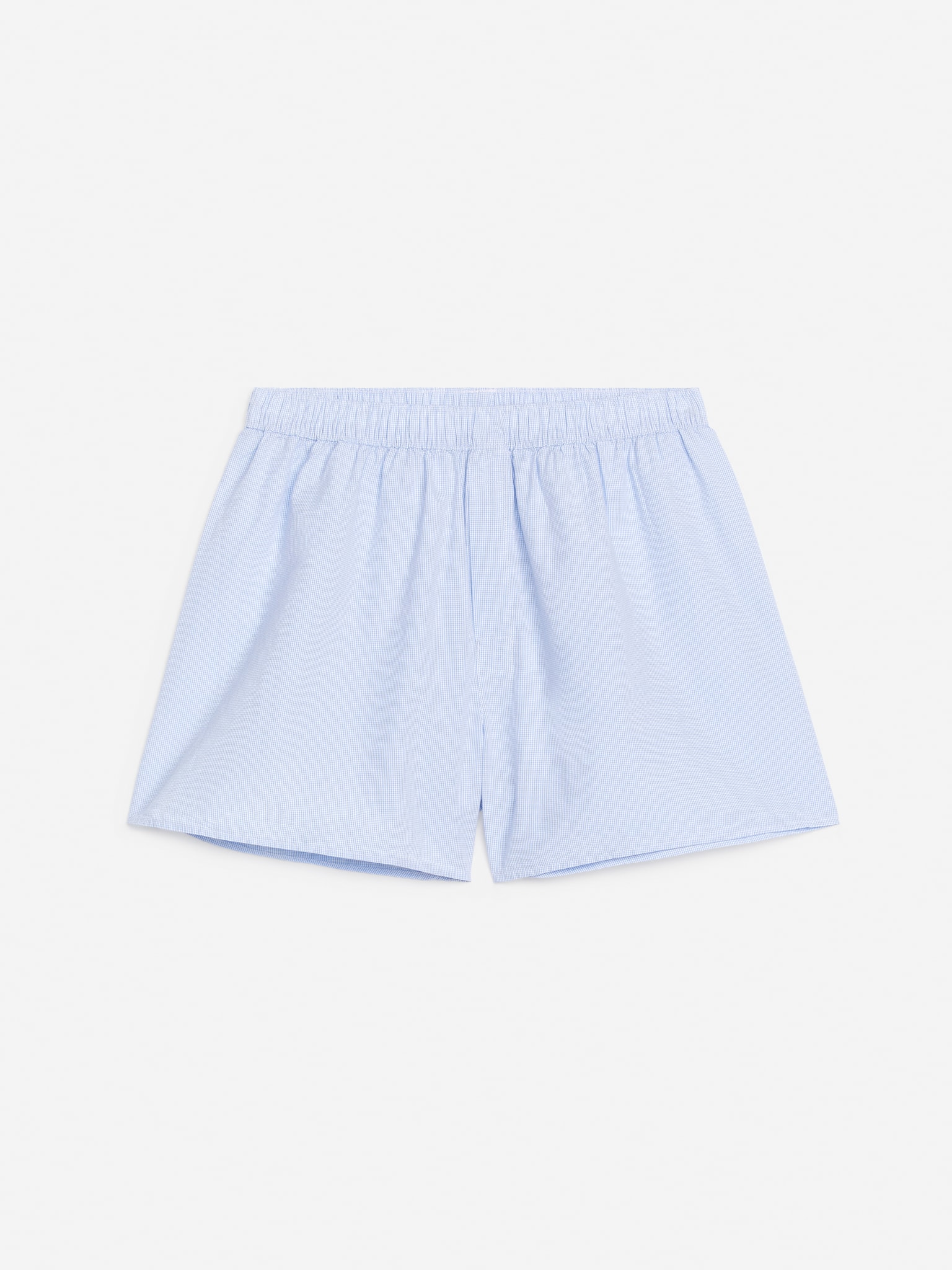 Woven Boxers, Set of 2 - Light Blue/Mini check/Dark Blue - 2