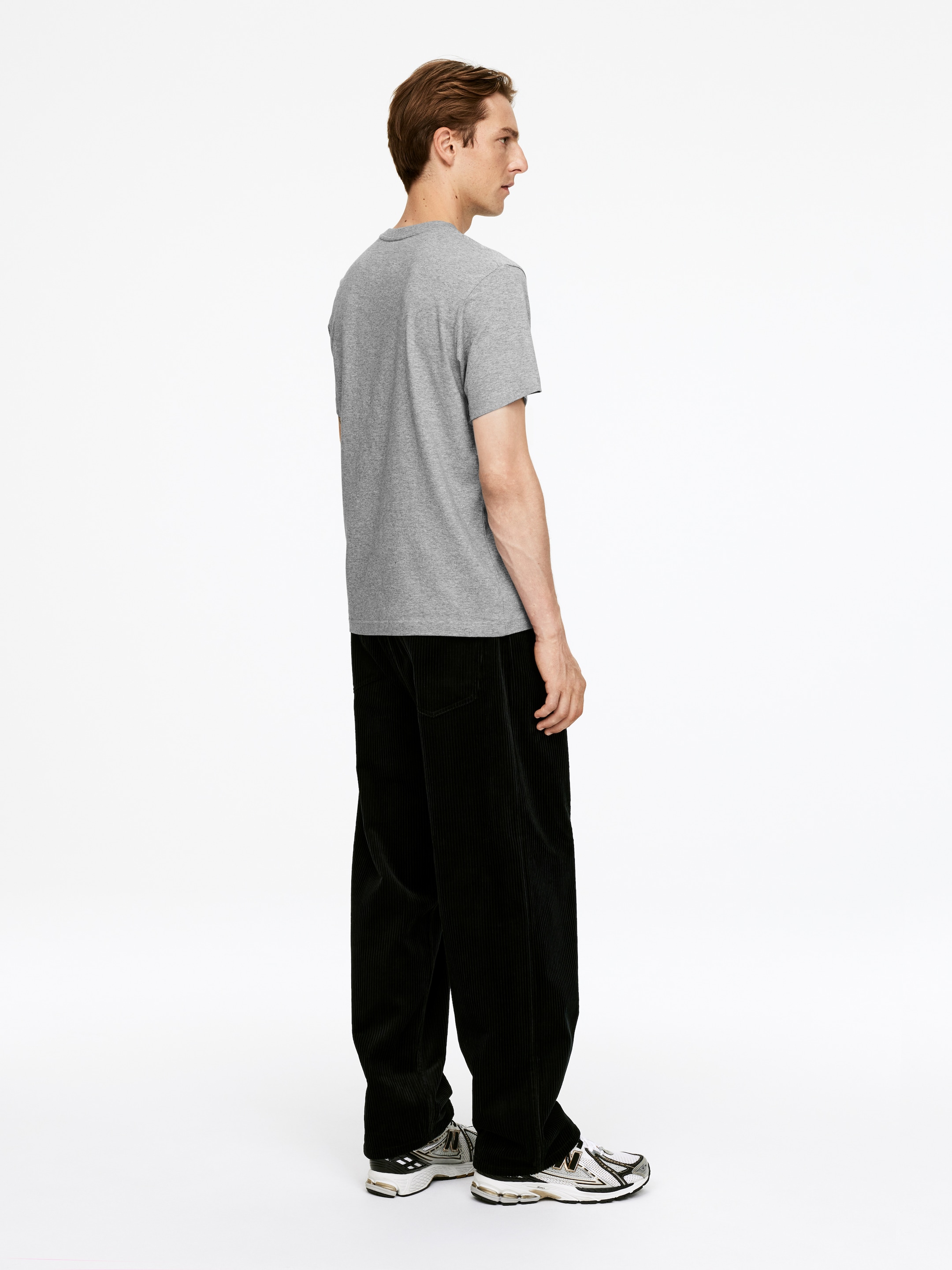 Grotere afbeelding bekijken: 170 GSM Regular T-Shirt - Grijs gemêleerd - HEREN | H&M BE 2