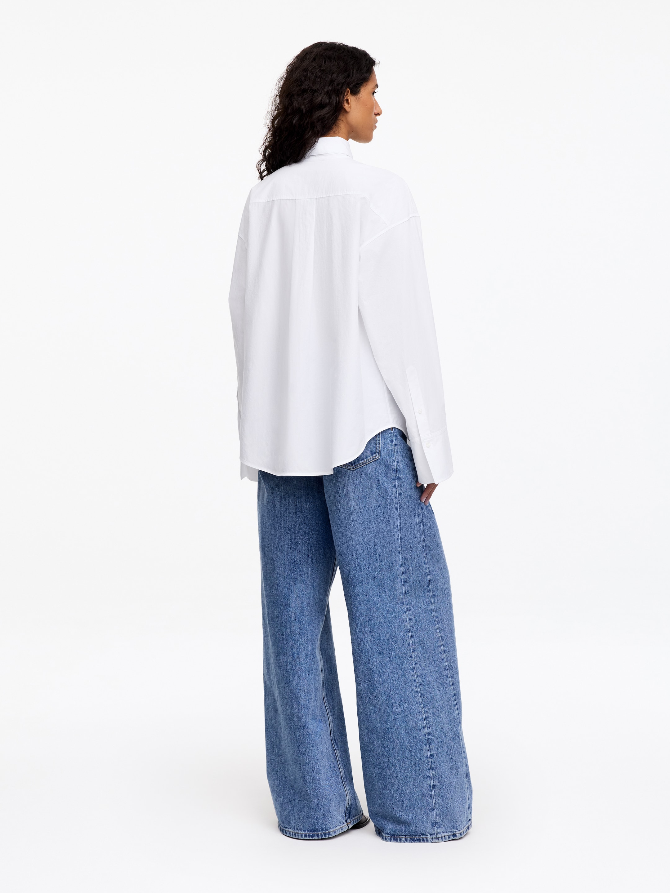 Tie-Detail Pima Cotton Shirt - White - Regular fit - women - StillMedia/Lookbook - 4