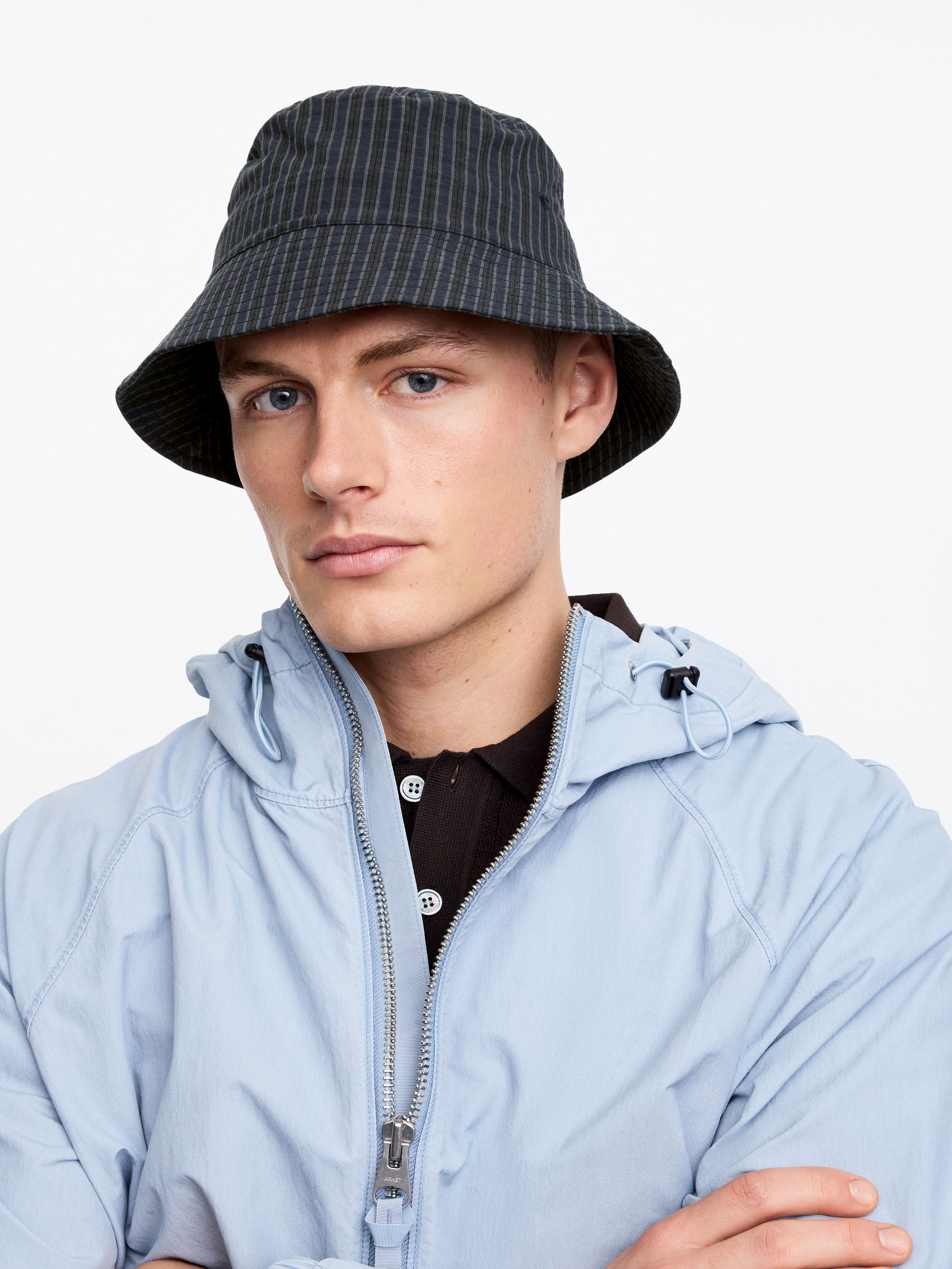 Kapelusz typu bucket hat w kratkę - Czarny/krata - Men - StillMedia/Lookbook - 4
