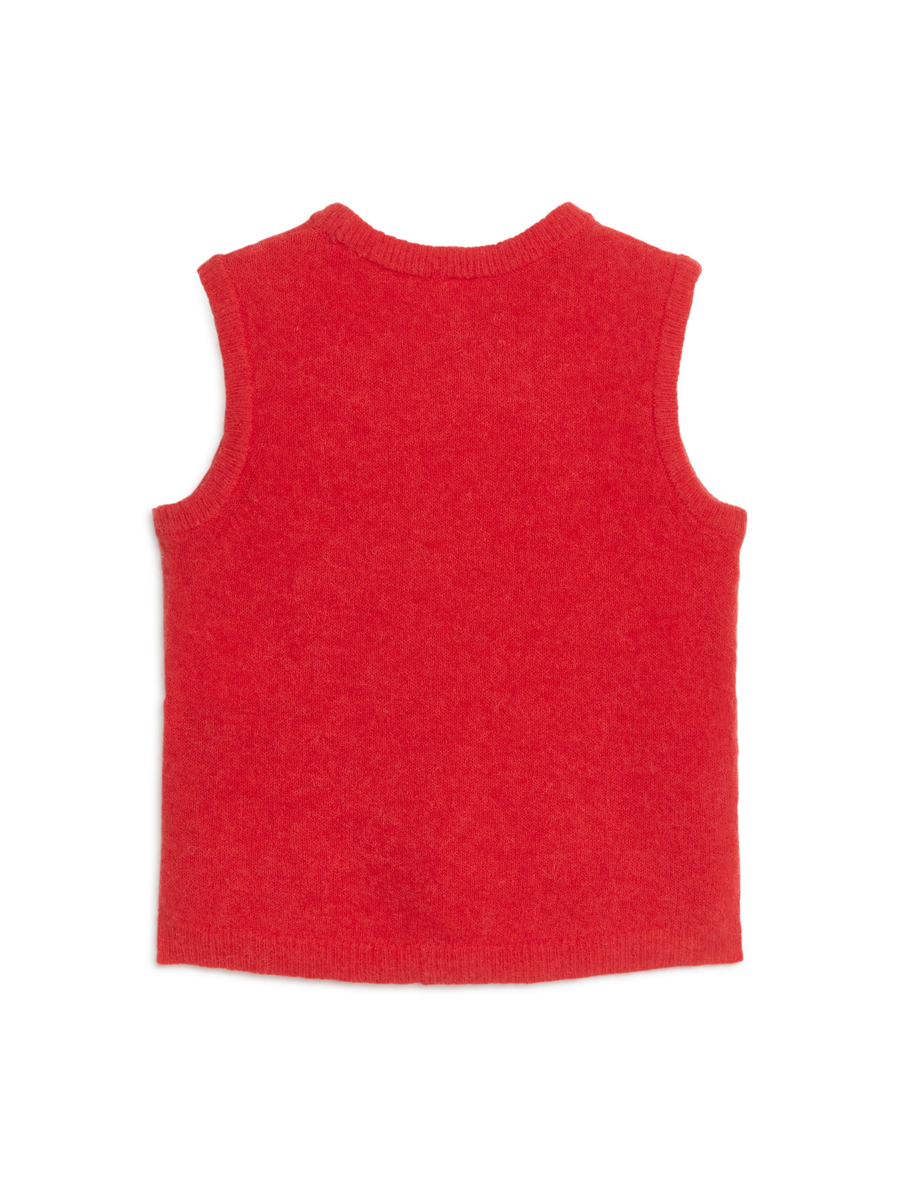 Pullunder aus Alpakawolle und Wolle - Rot - Regular Fit - Kinder - StillMedia/DescriptiveStillLife - 2