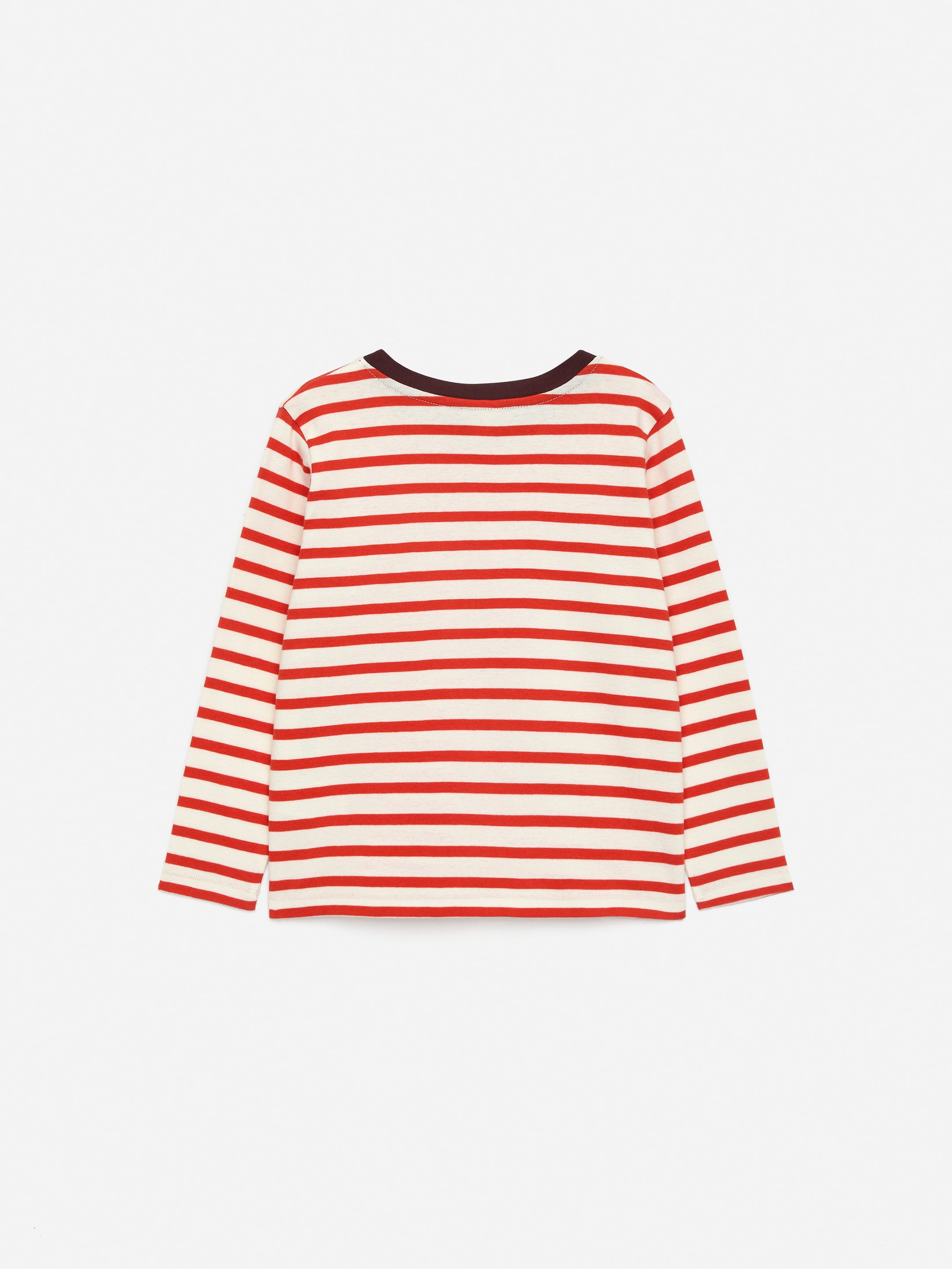 Grotere afbeelding bekijken: Long-Sleeved T-Shirt - Gebroken wit/rood - KINDEREN | H&M BE 2