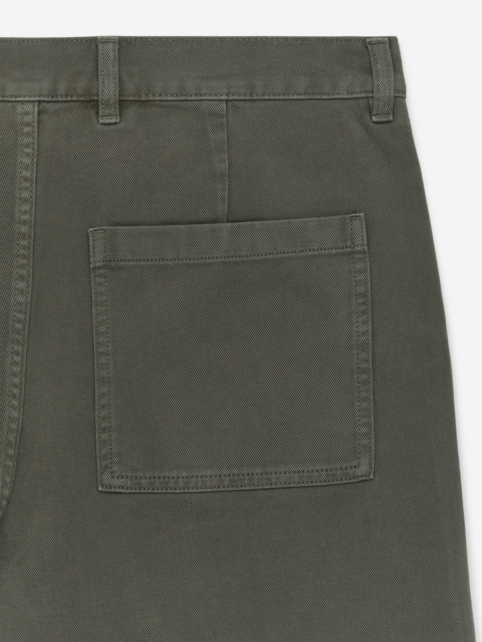 Broek van keperstof - Groen/Donkerblauw - 2