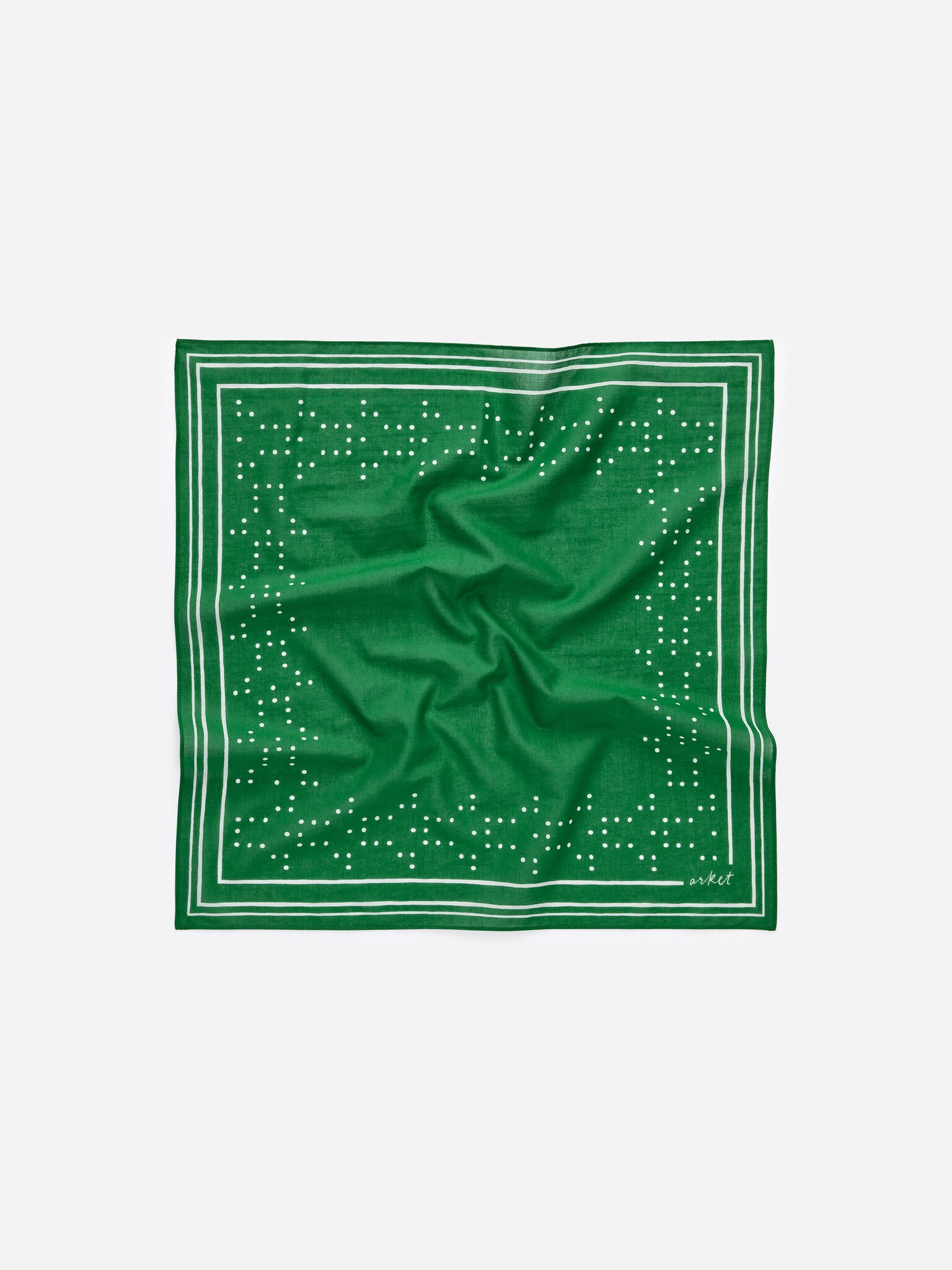 Bandana en coton - Vert - 2