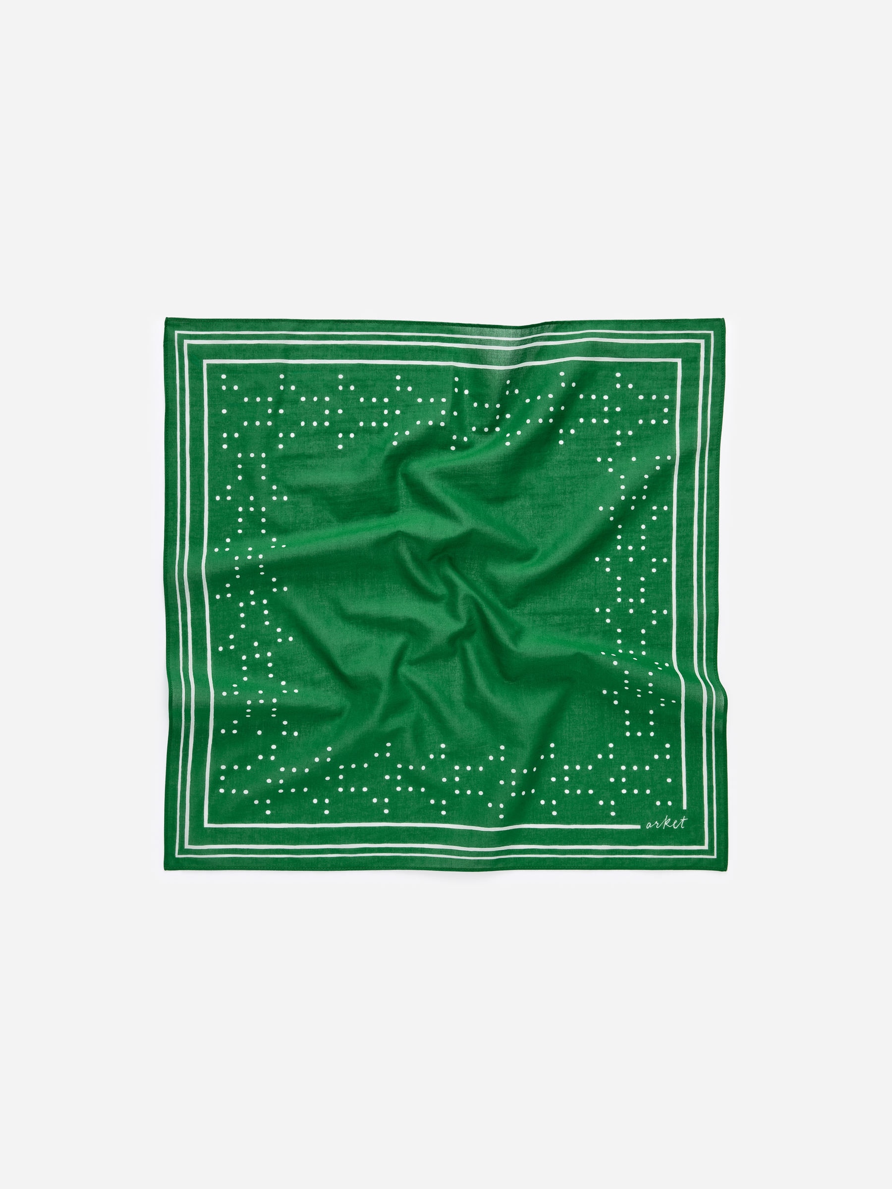 Cotton Bandana - Green - Men - StillMedia/DescriptiveStillLife - 2