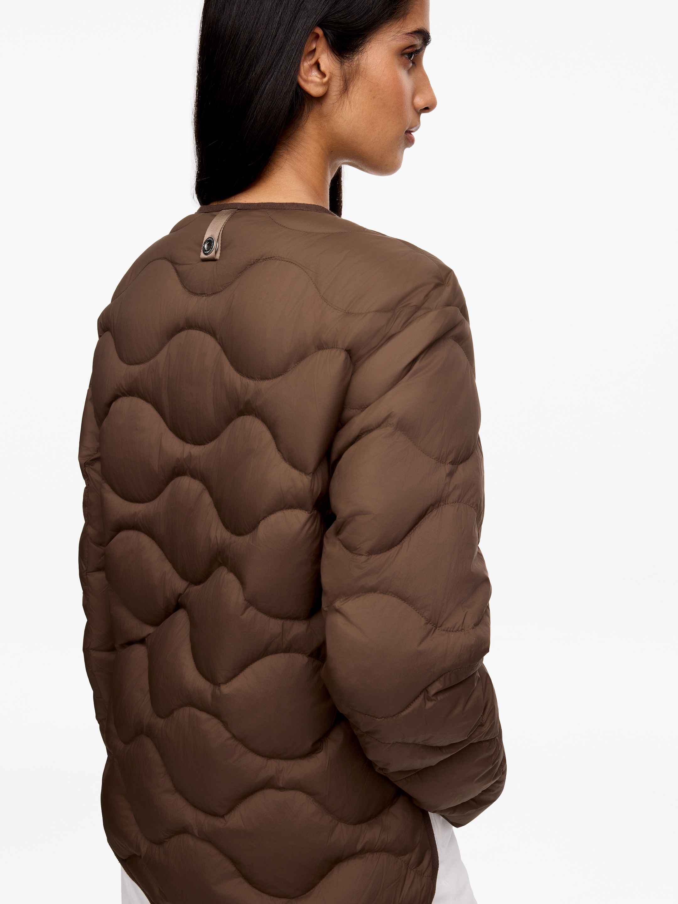 Re:Down Quilted Liner Jacket - Brown - Regular fit - women - StillMedia/Lookbook - 2
