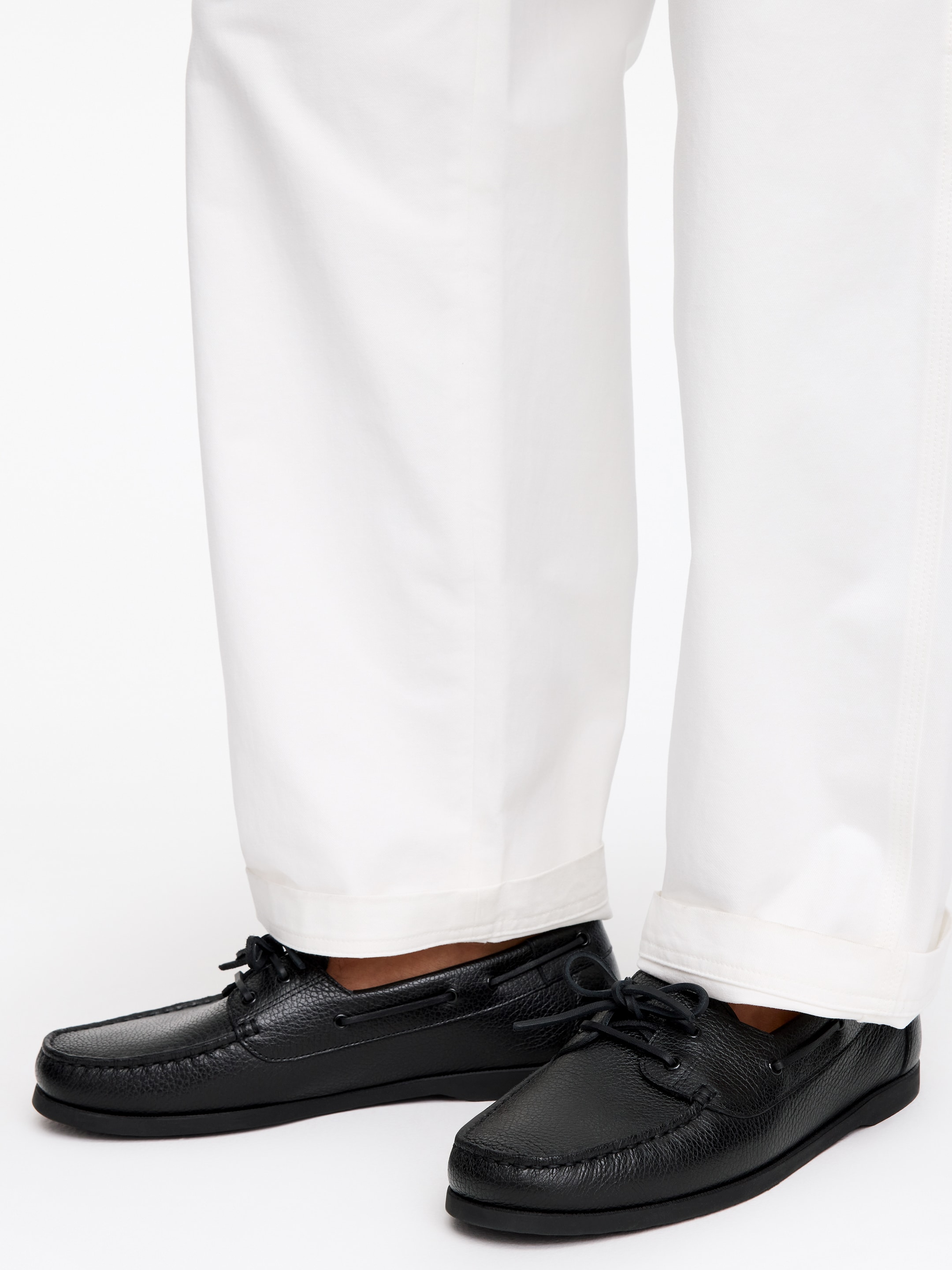 Leather Boat Shoes - Black - Men - StillMedia/Lookbook - 8