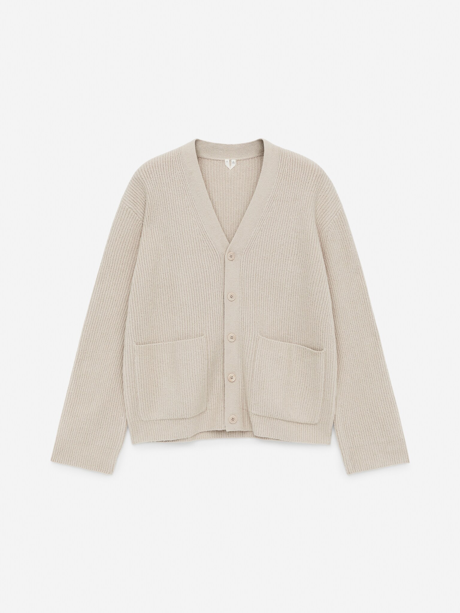 Vest met V-hals - Licht taupe