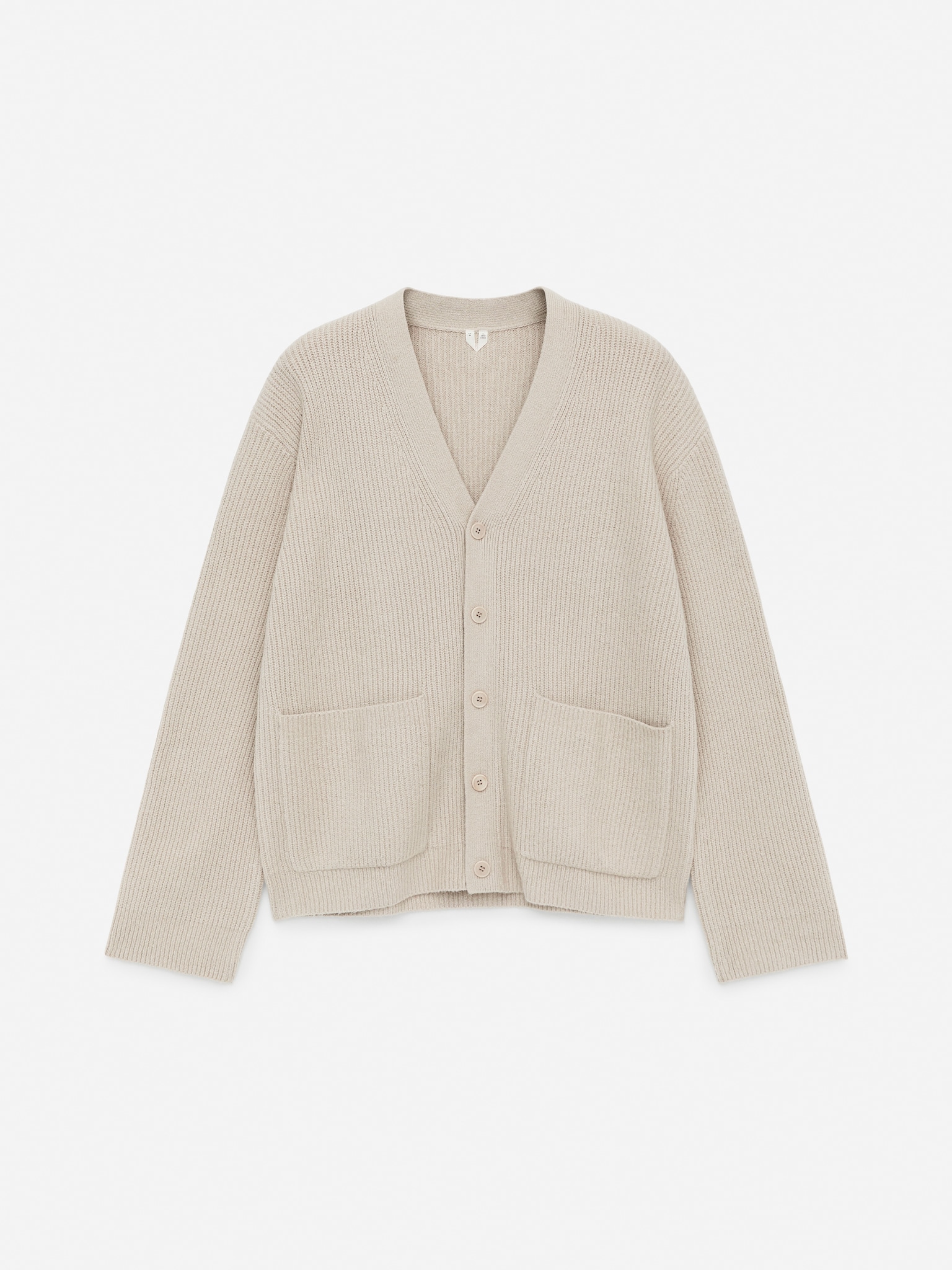 V-Neck Cardigan - Light Mole