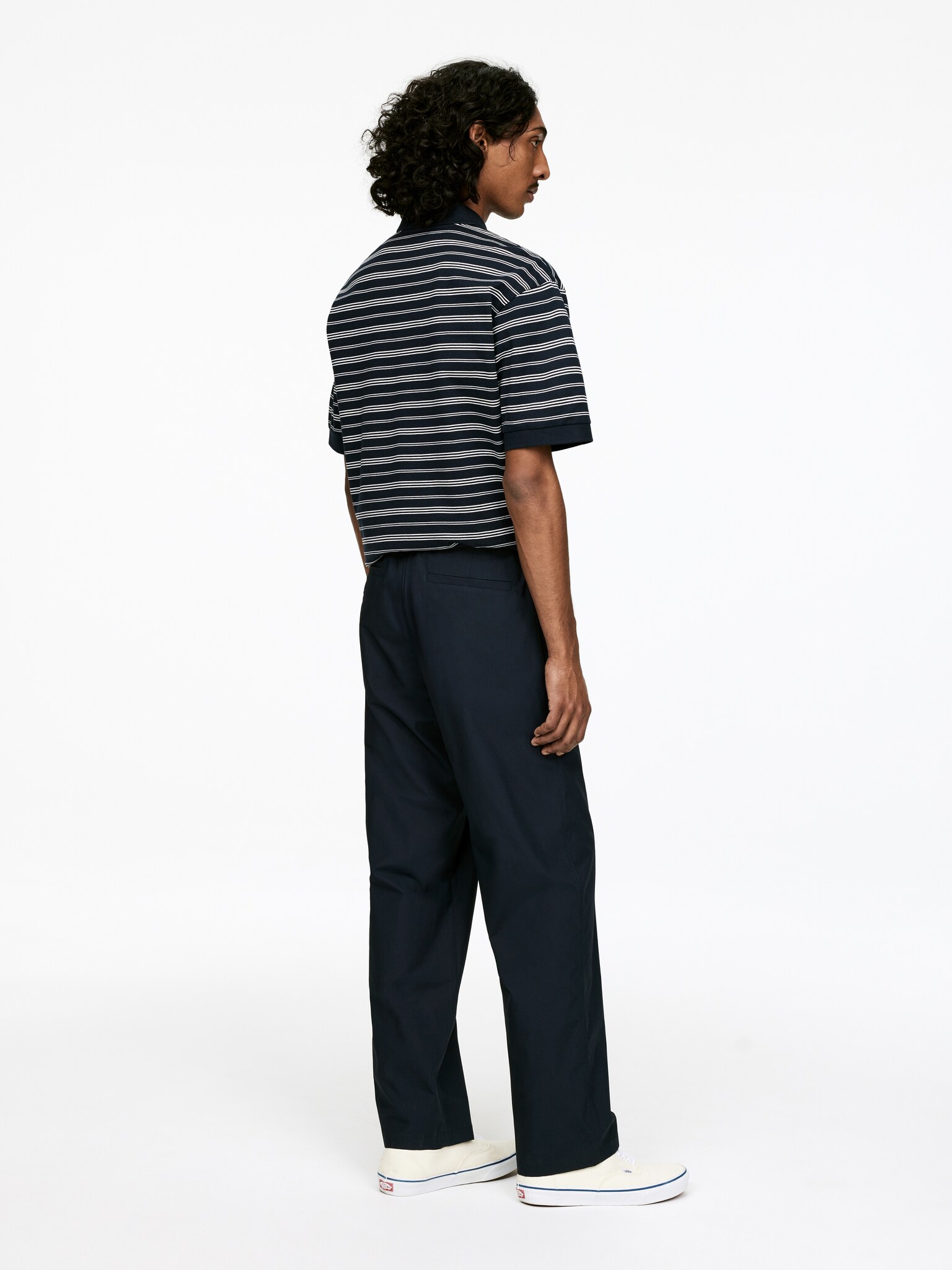 Poplin Trousers - Dark Blue/Mole - 3