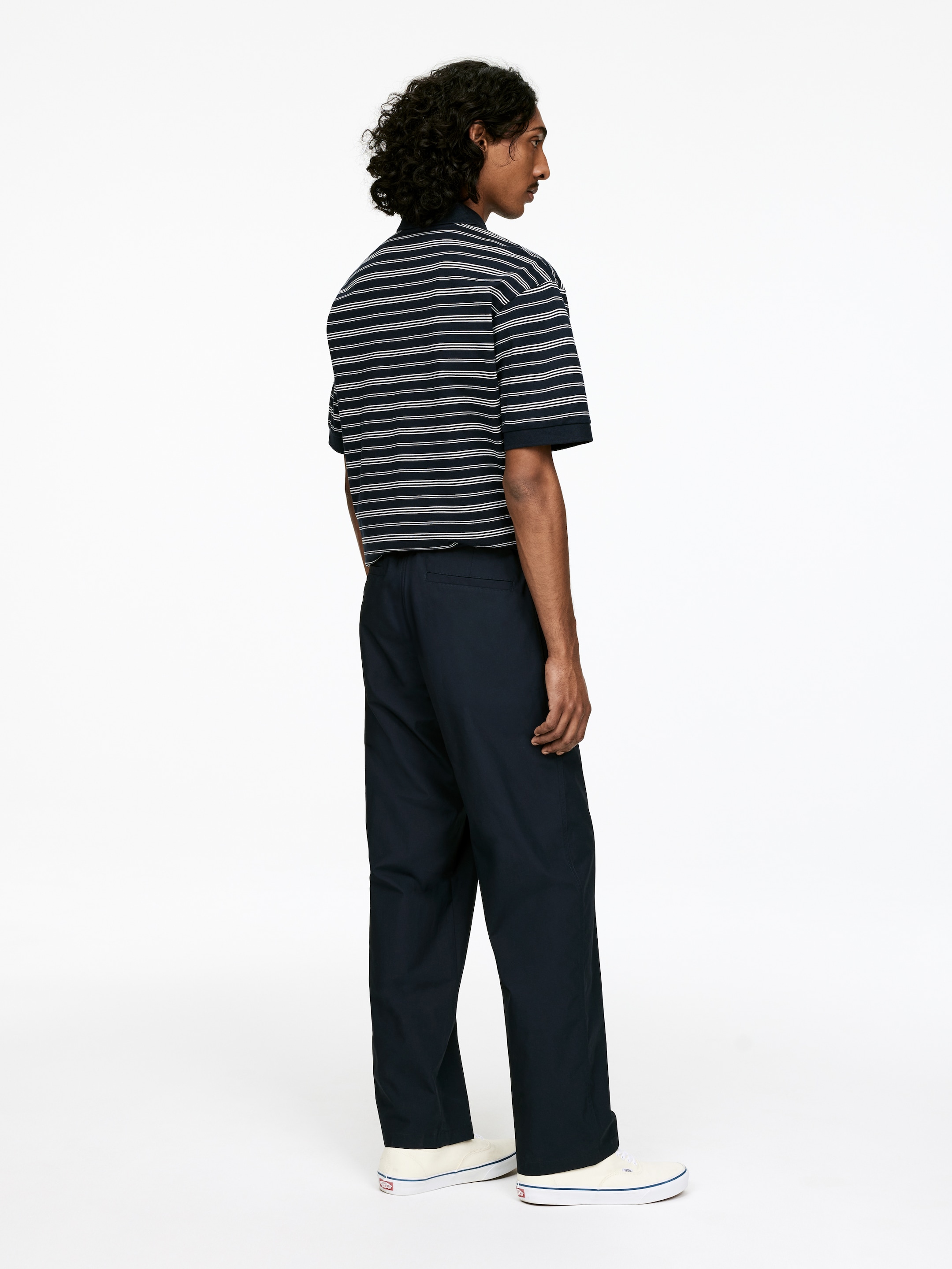 Visa större bild: Byxa i poplin - Mörkblå - HERR | H&M SE 2