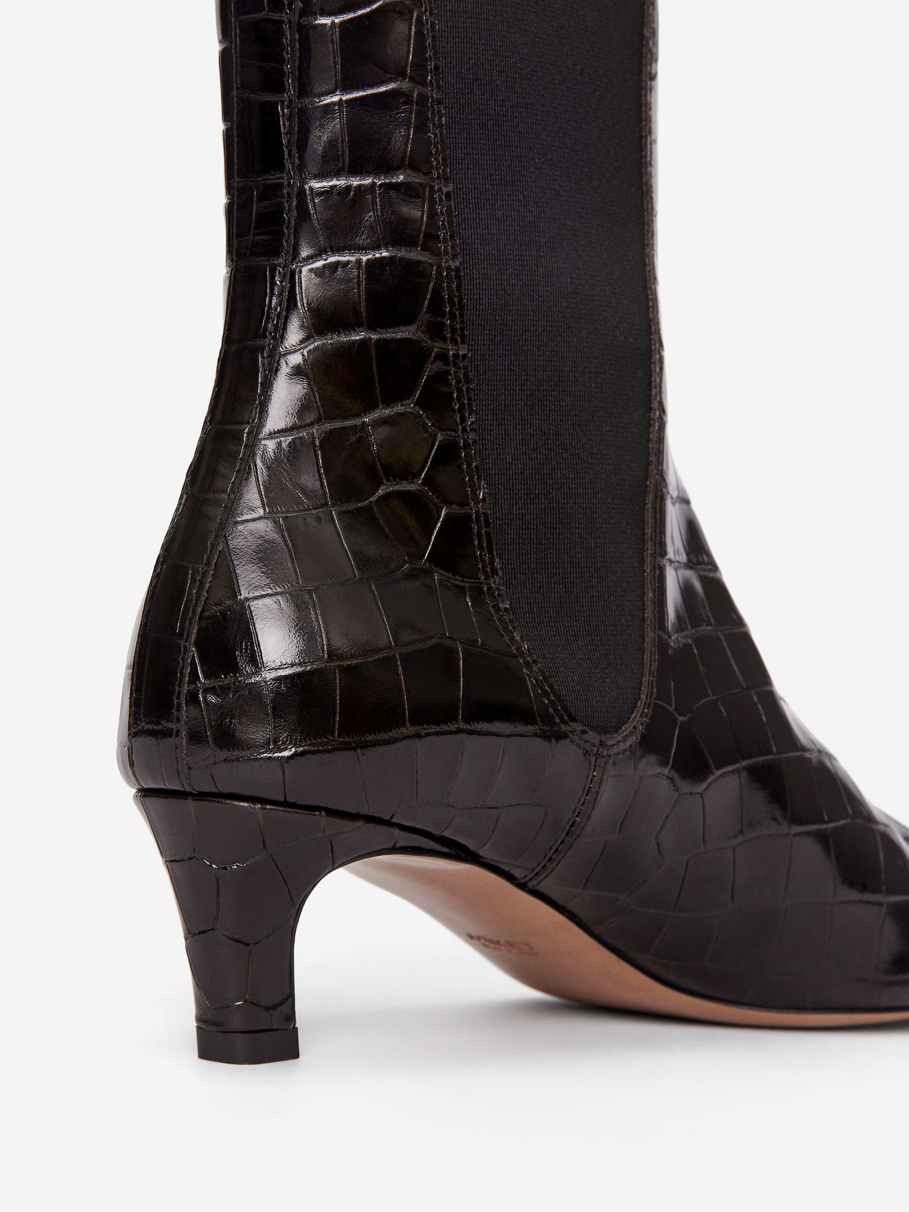 Stövletter med fyrkantig tå - Brun - Women - StillMedia/DescriptiveDetail - 1