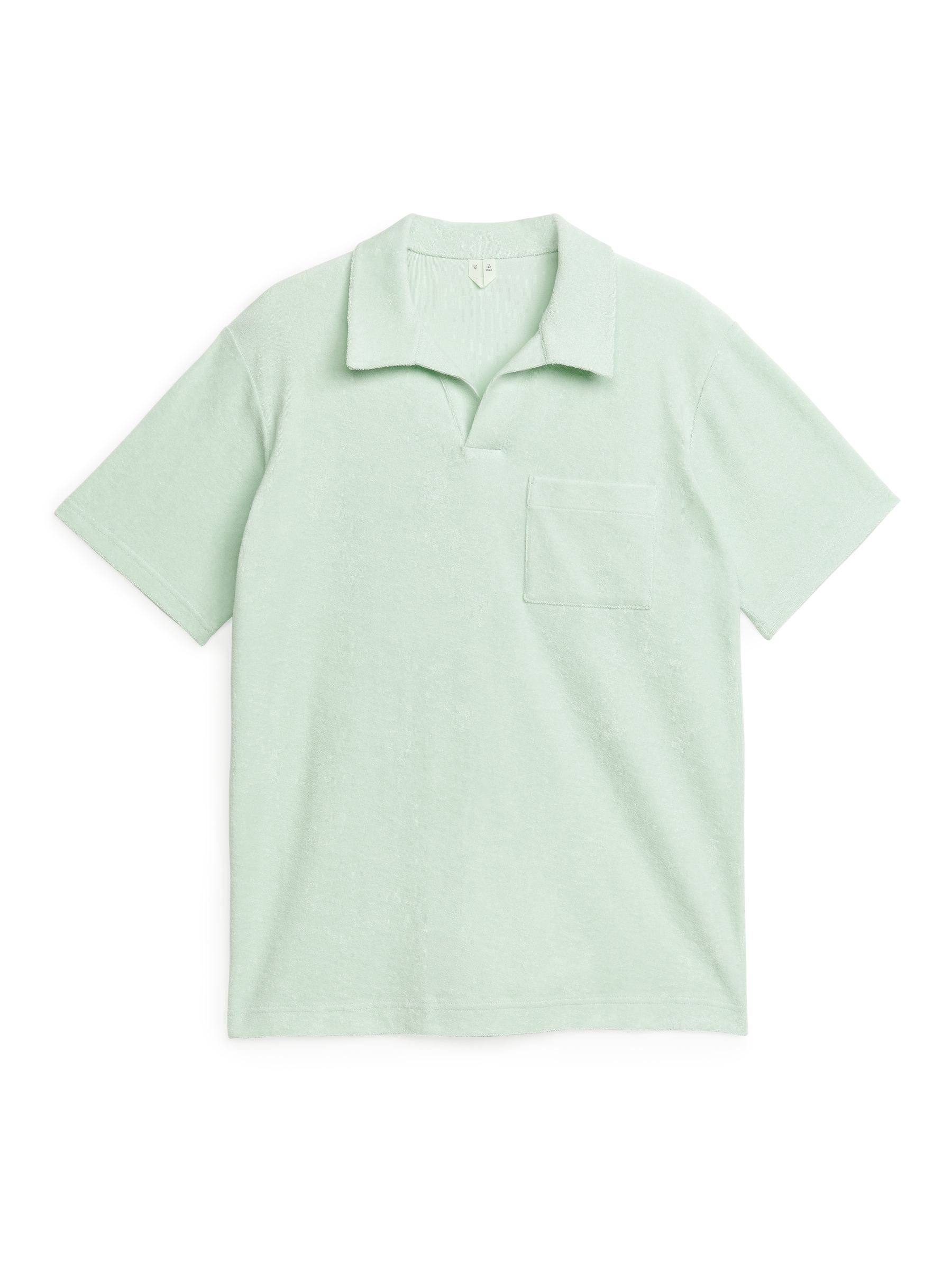 Poloshirt aus Baumwollfrottee - Mintgrün - Regular Fit - Herren - StillMedia/DescriptiveStillLife - 1