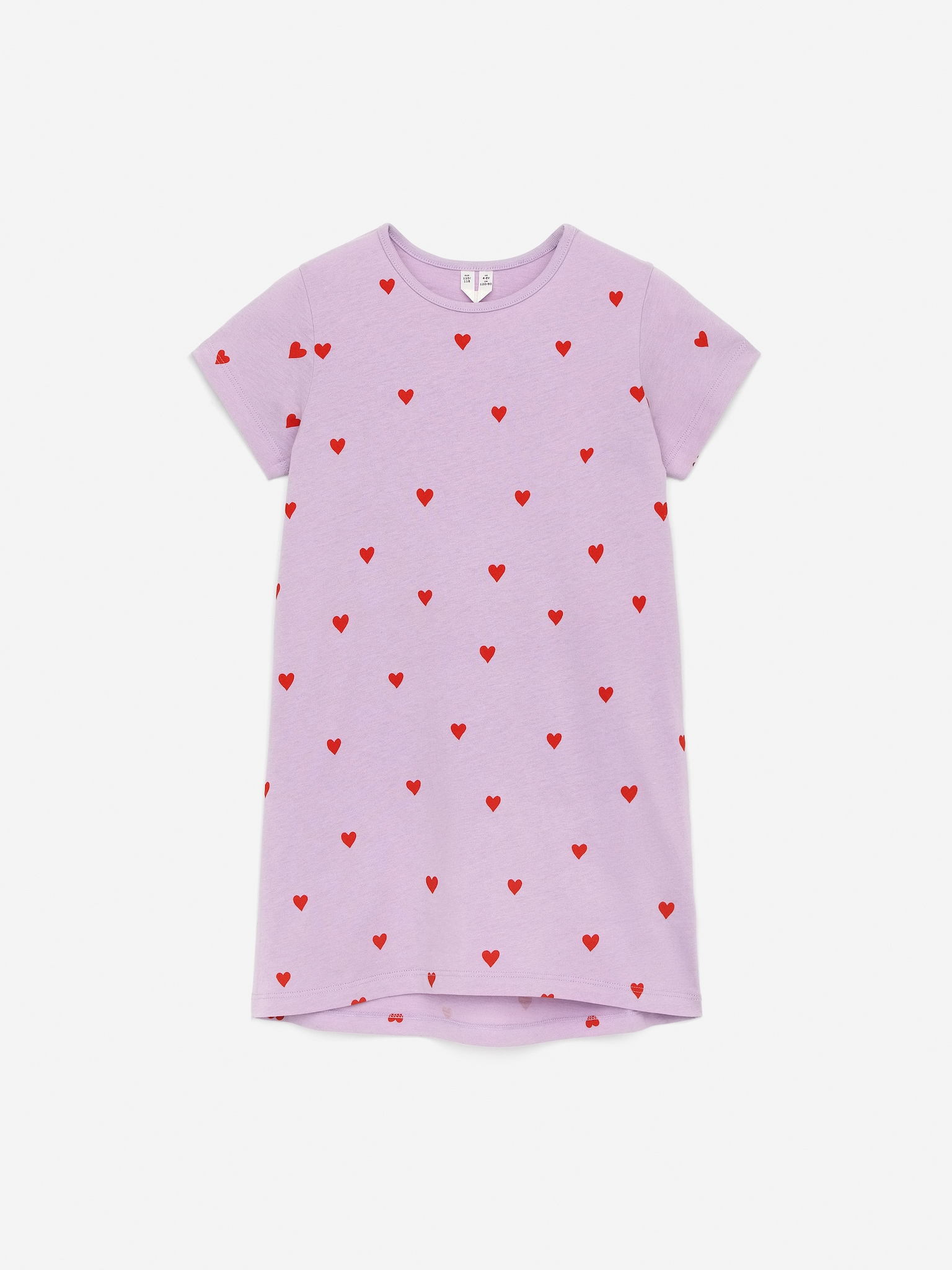 Chemise de nuit en coton - Mauve