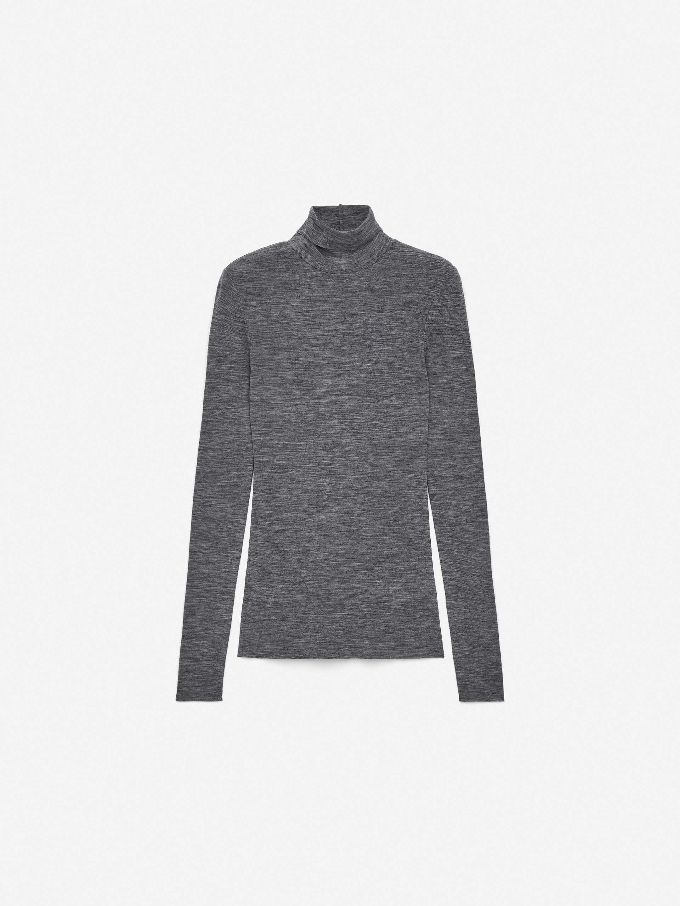 Vis større bilde: Ulltopp med rullehals - grå - DAME | H&M NO 5