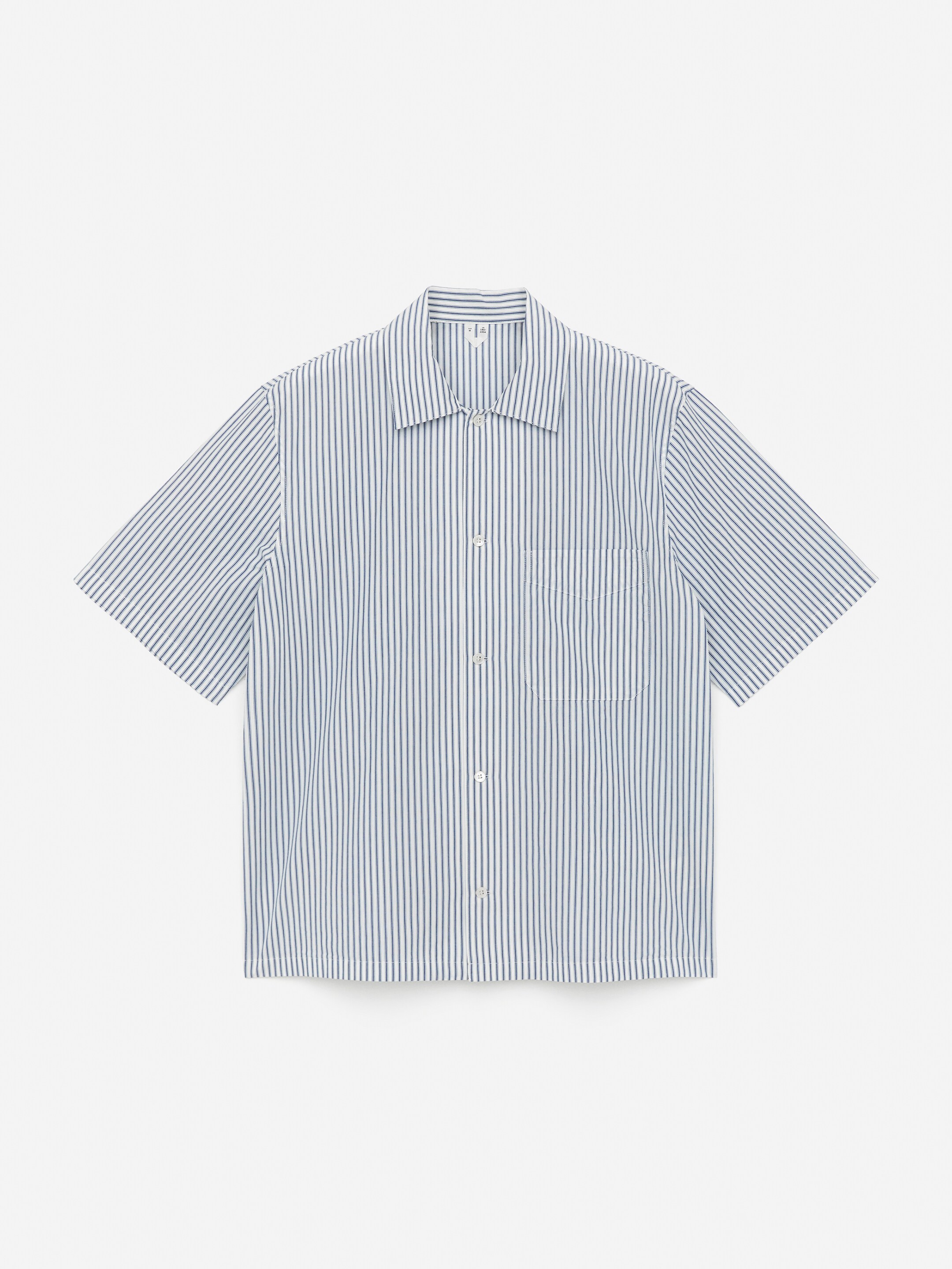 Zobrazit větší obrázek: Pyžamová košile z popelínu - Bílá/Modrá - MUŽI | H&M CZ 5