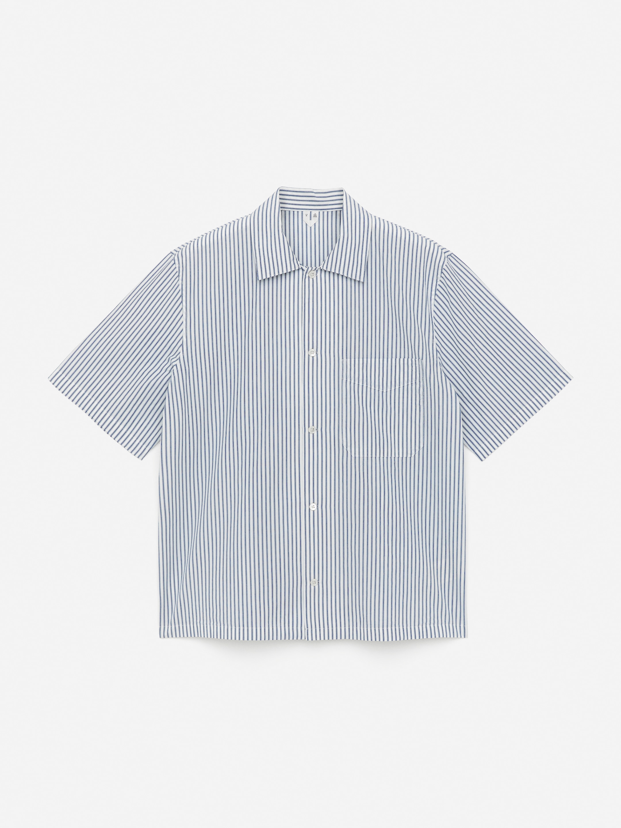 Pyjamasskjorta i poplin-#FFFFFF-15309