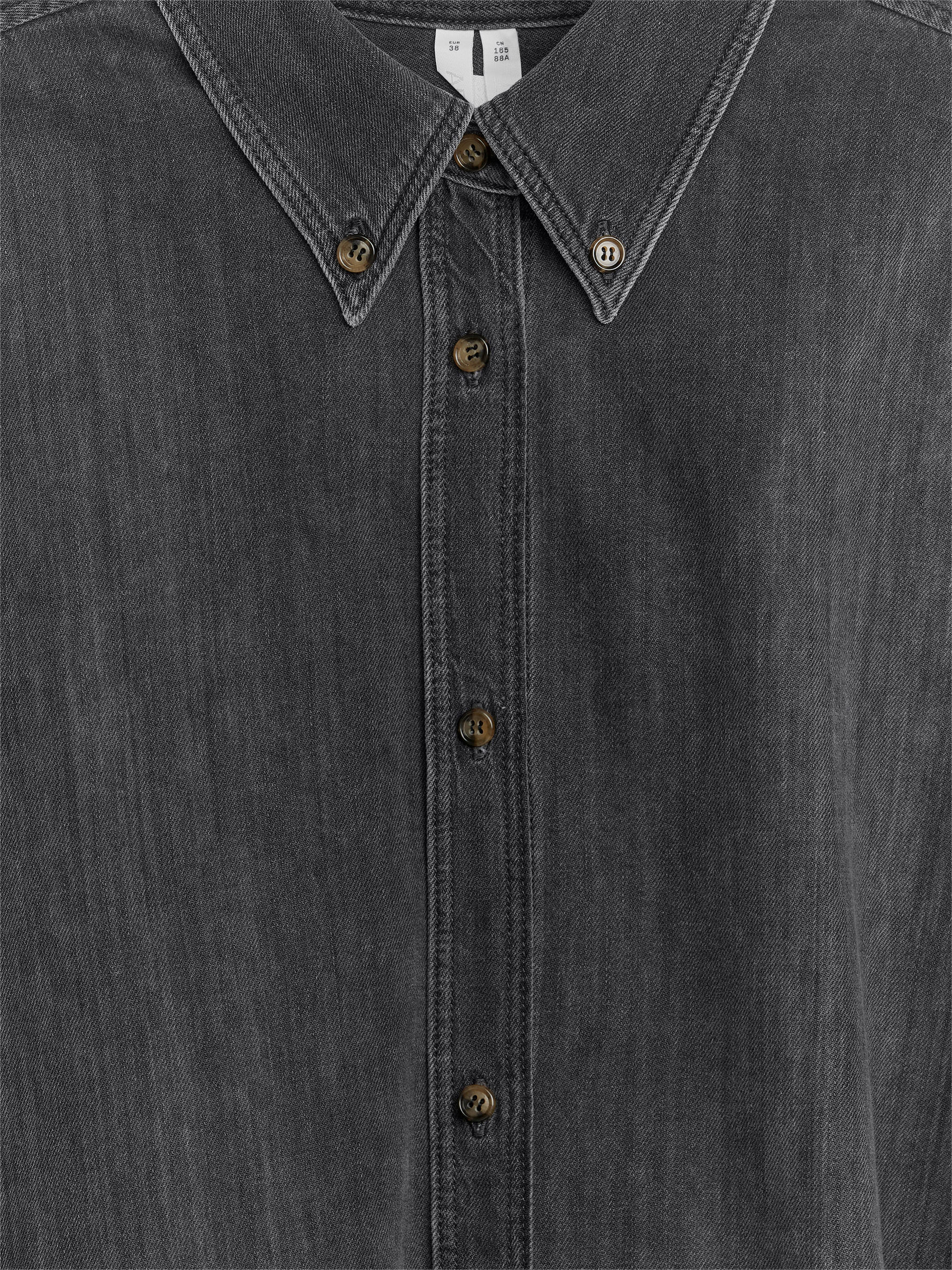 Oversize-Jeanshemd - Verwaschenes Schwarz - Oversize - Damen - StillMedia/DescriptiveDetail - 1