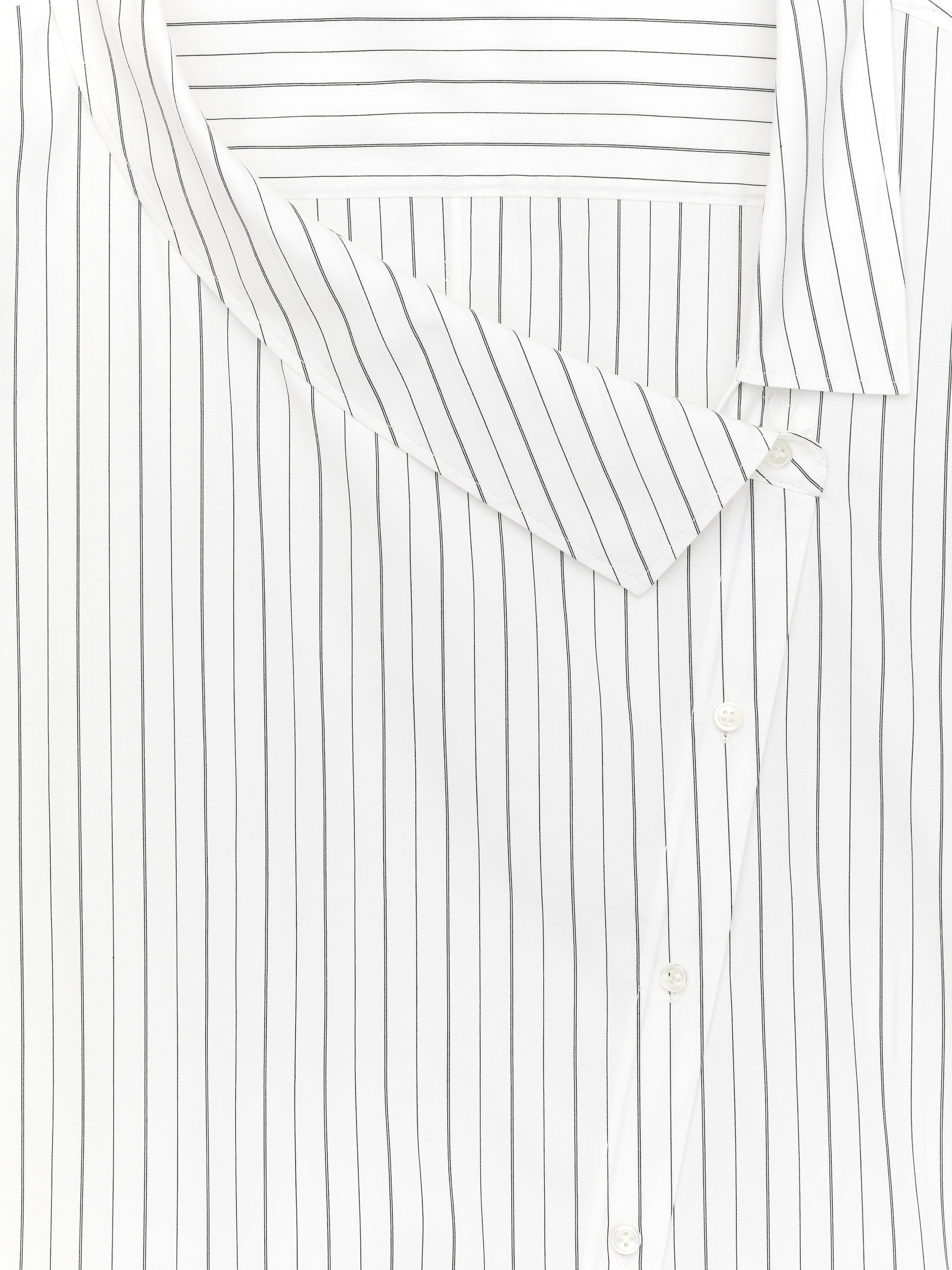 Deconstructed Cotton Blouse - White - Regular fit - Women - StillMedia/DescriptiveDetail - 2