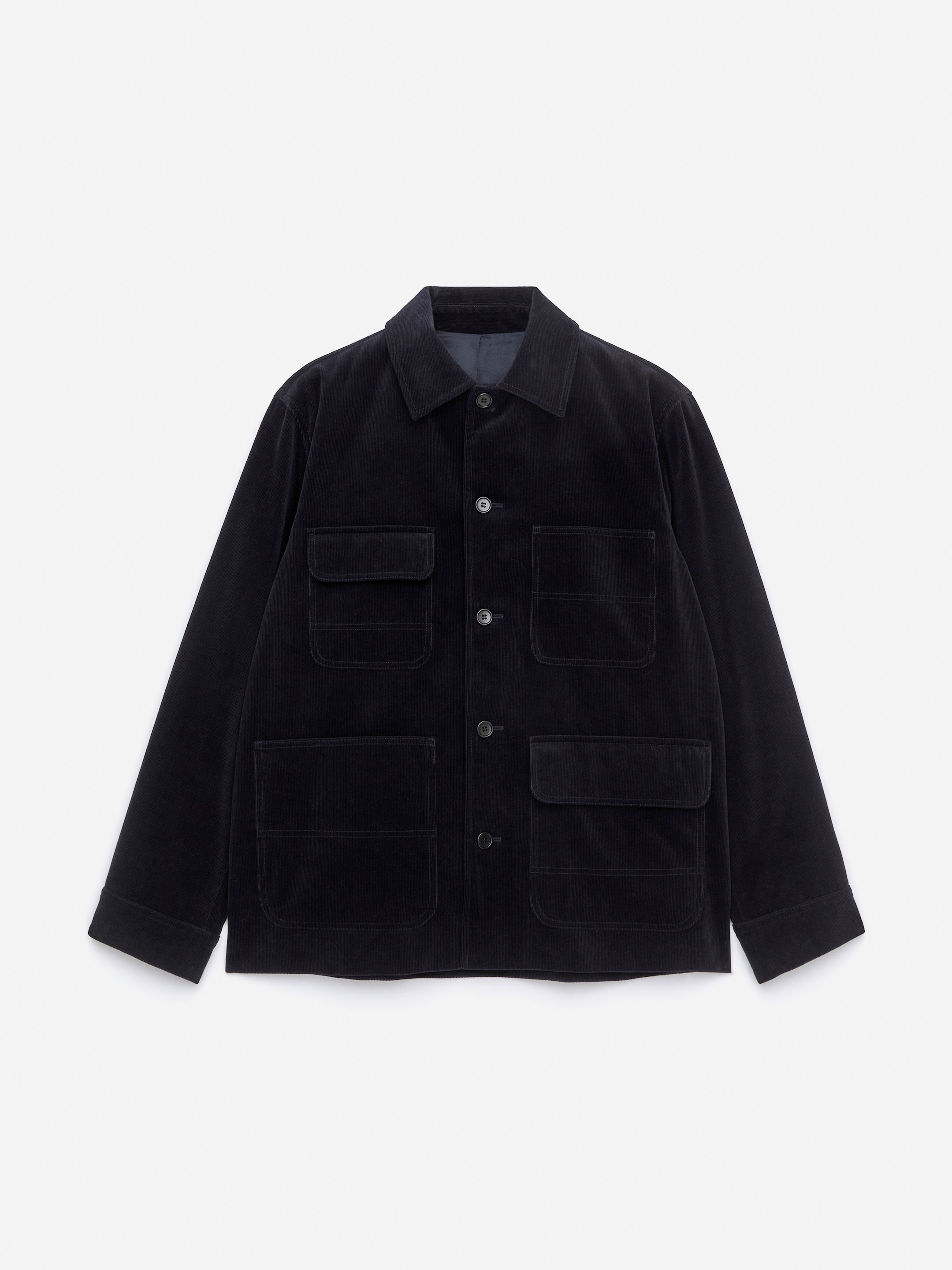 Agrandir l'image: Veste utilitaire en velours côtelé - Bleu foncé - HOMME | H&M BE 6