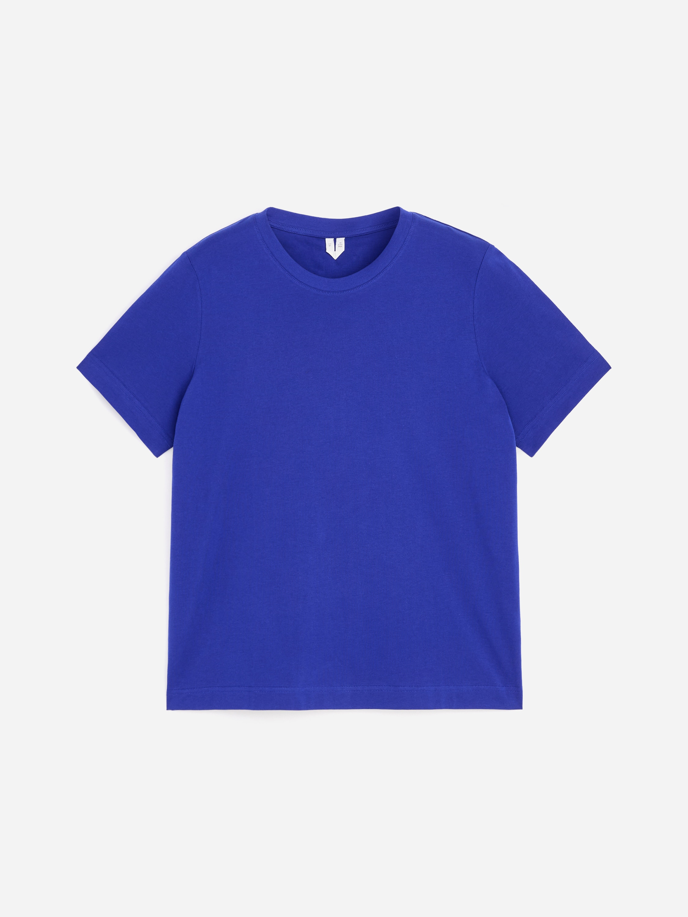T-shirt signature à manches courtes - Bleu vif/Blanc/Bordeaux/Blanc/Bleu foncé/Blanc/Noir/Rose/Marron/Noir/Gris chiné/Blanc/Bleu foncé/Rouge/Rose/Violet/Rose clair/Rouge/Blanc
