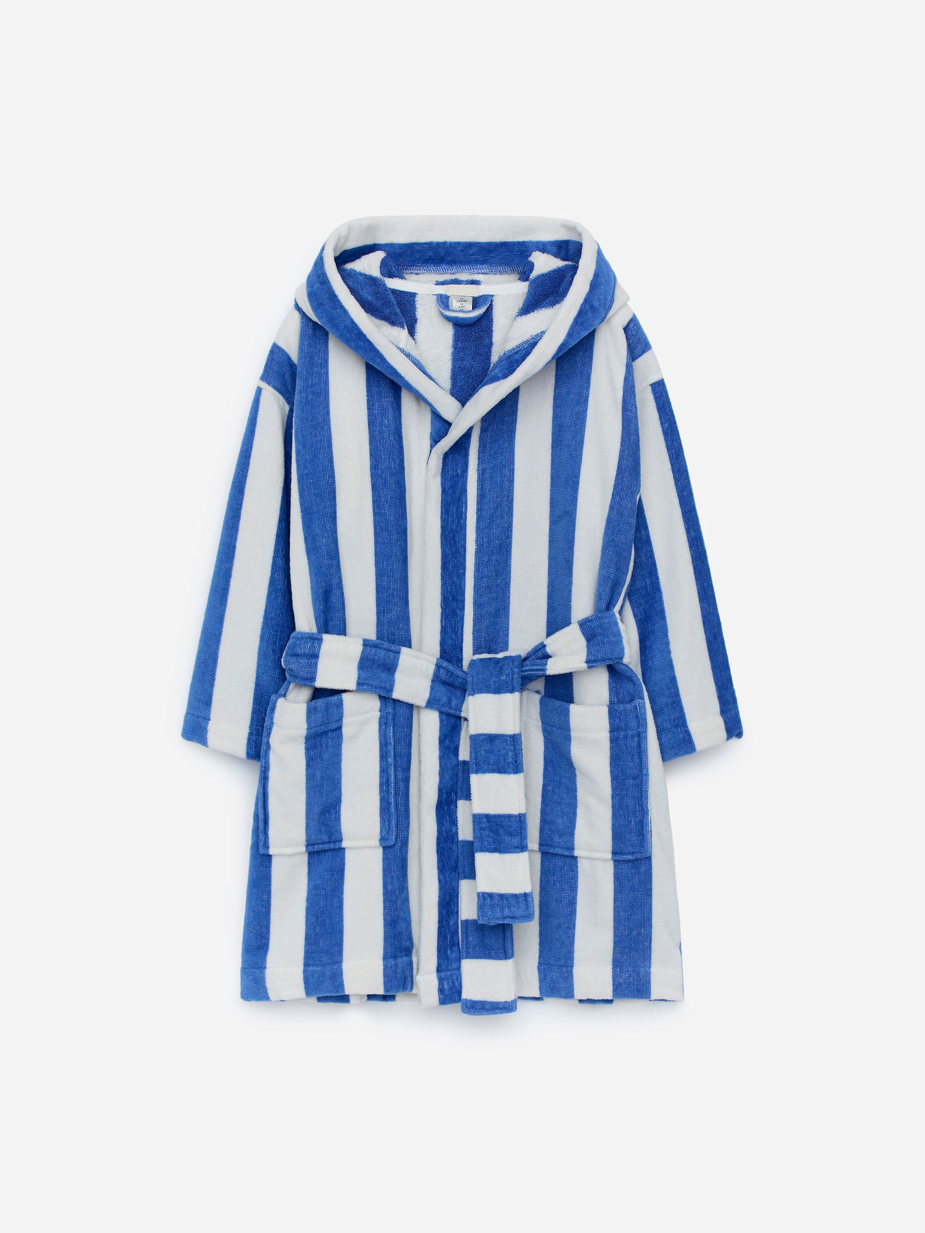 Cotton Terry Bathrobe-#657CBE-17266