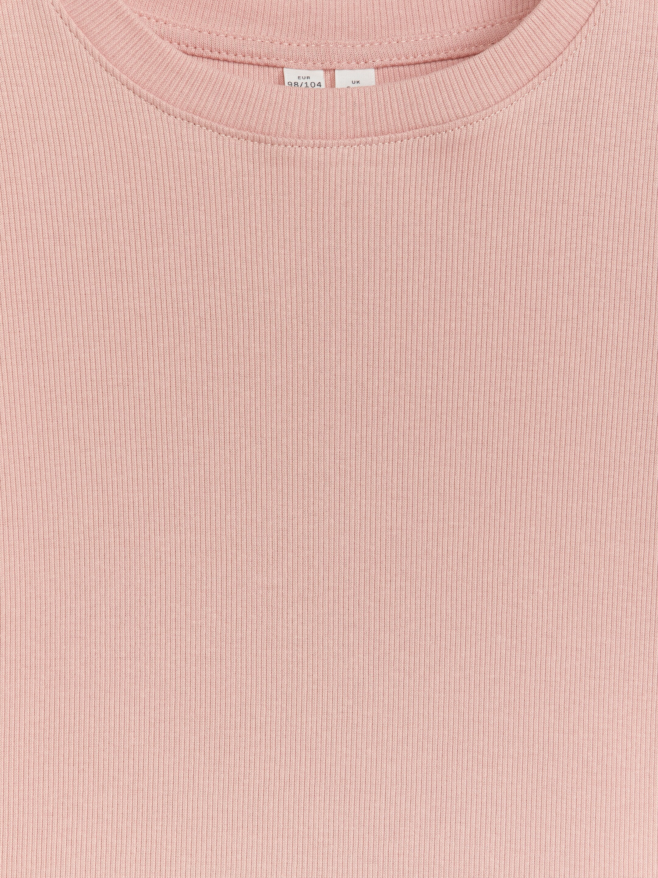 Ribbed Long-Sleeve T-Shirt - Beige - Slim fit - Children - StillMedia/DescriptiveDetail - 3