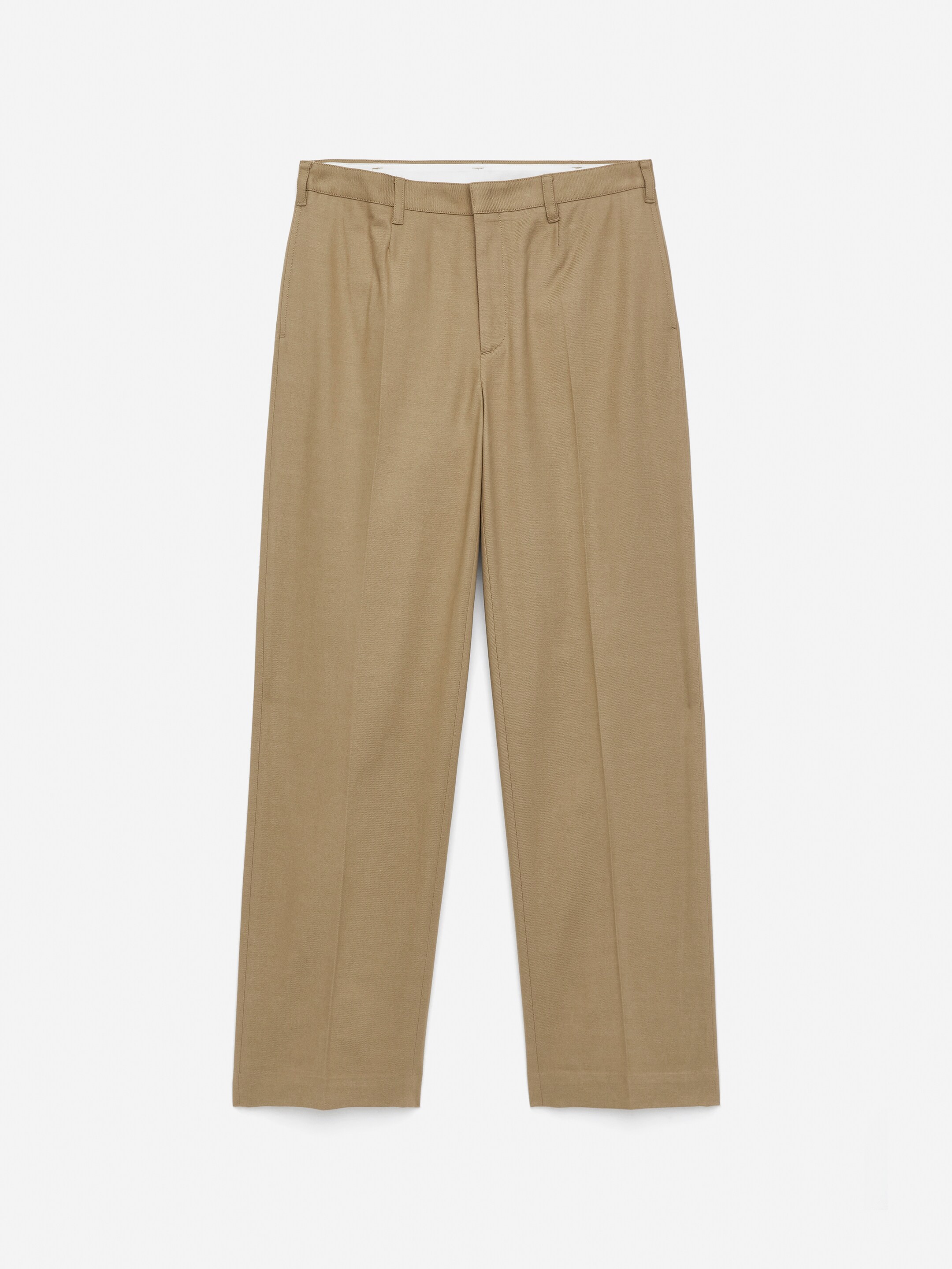 View larger image: Tailored Cotton Trousers - Beige - Men | H&M GB 5