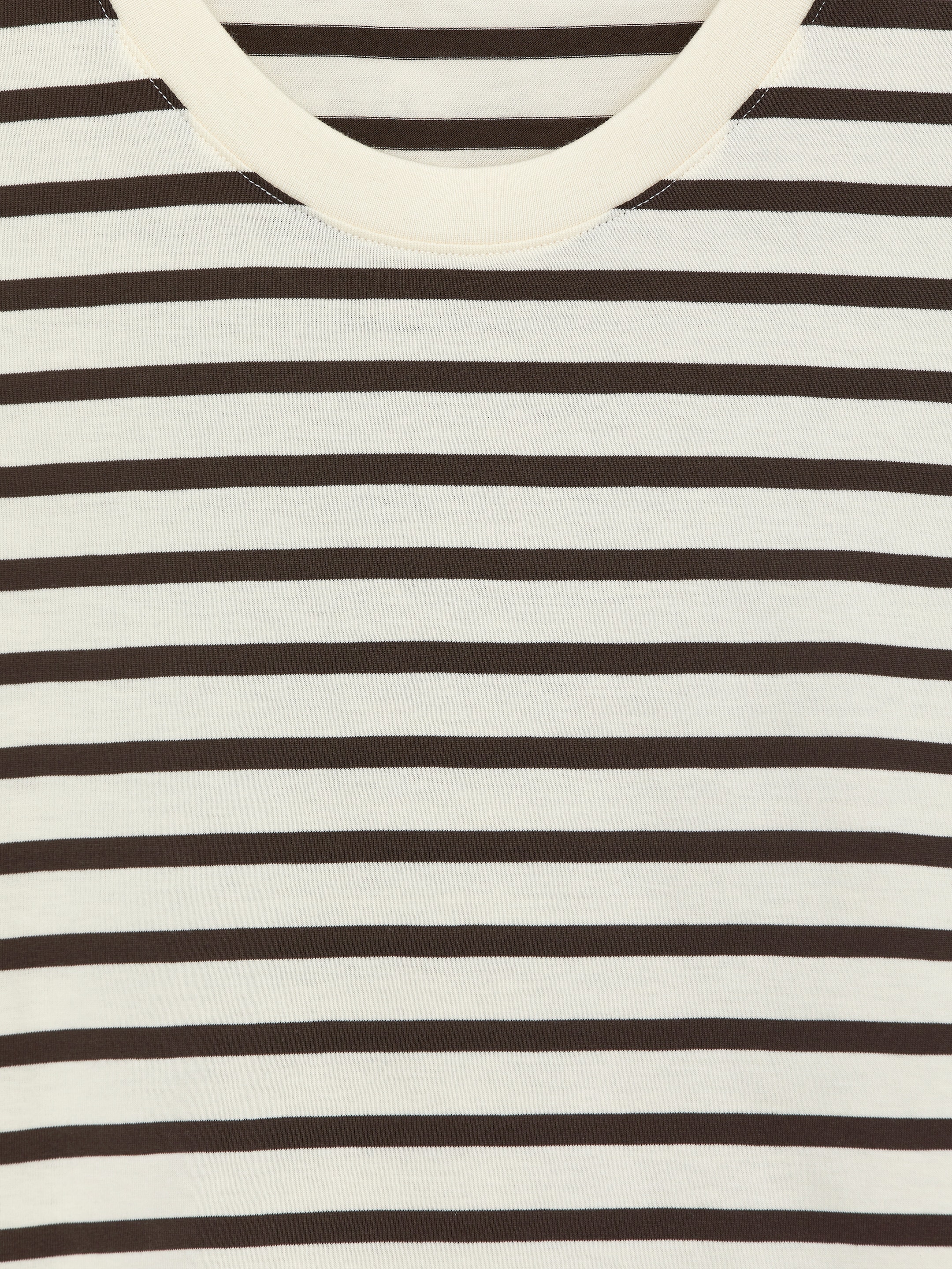 Signature Short-Sleeve T-Shirt - Brown/Off White - Regular fit - women - StillMedia/DescriptiveDetail - 2