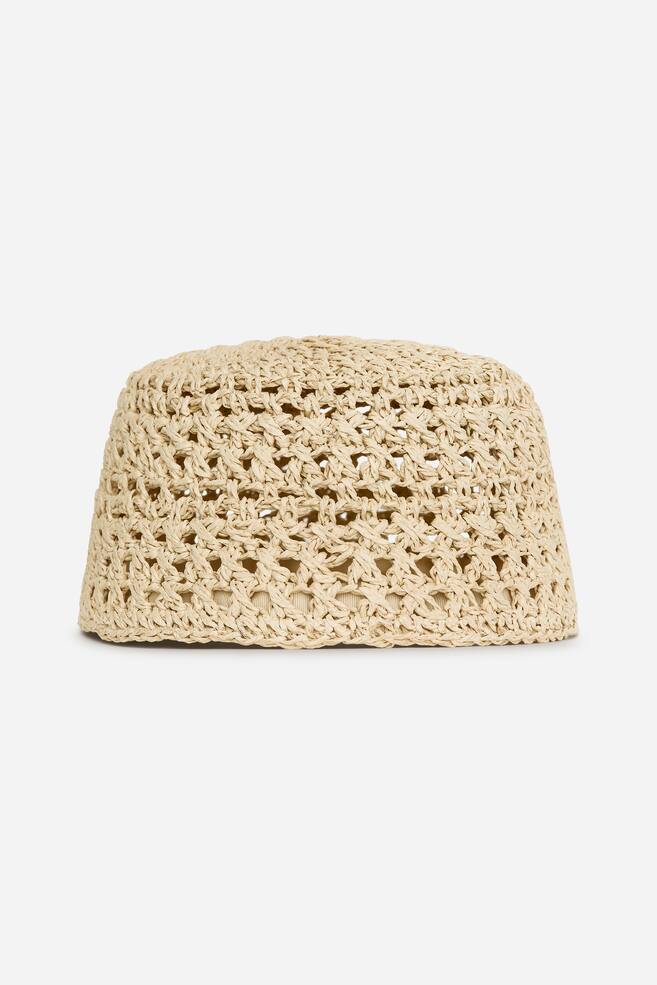 Straw Hat - Beige - 1