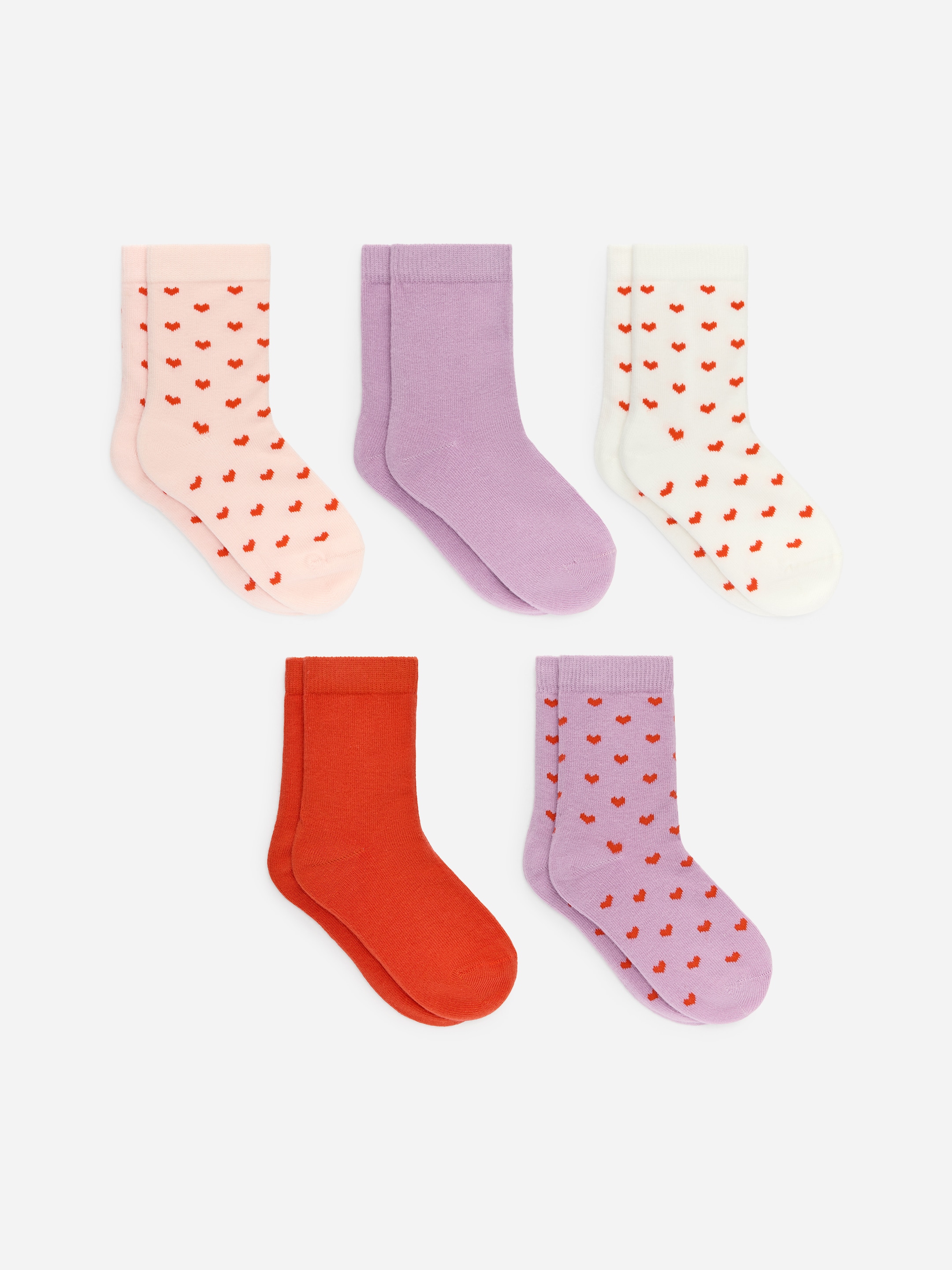 Cotton Socks Set of 5-#cdaccb-18547