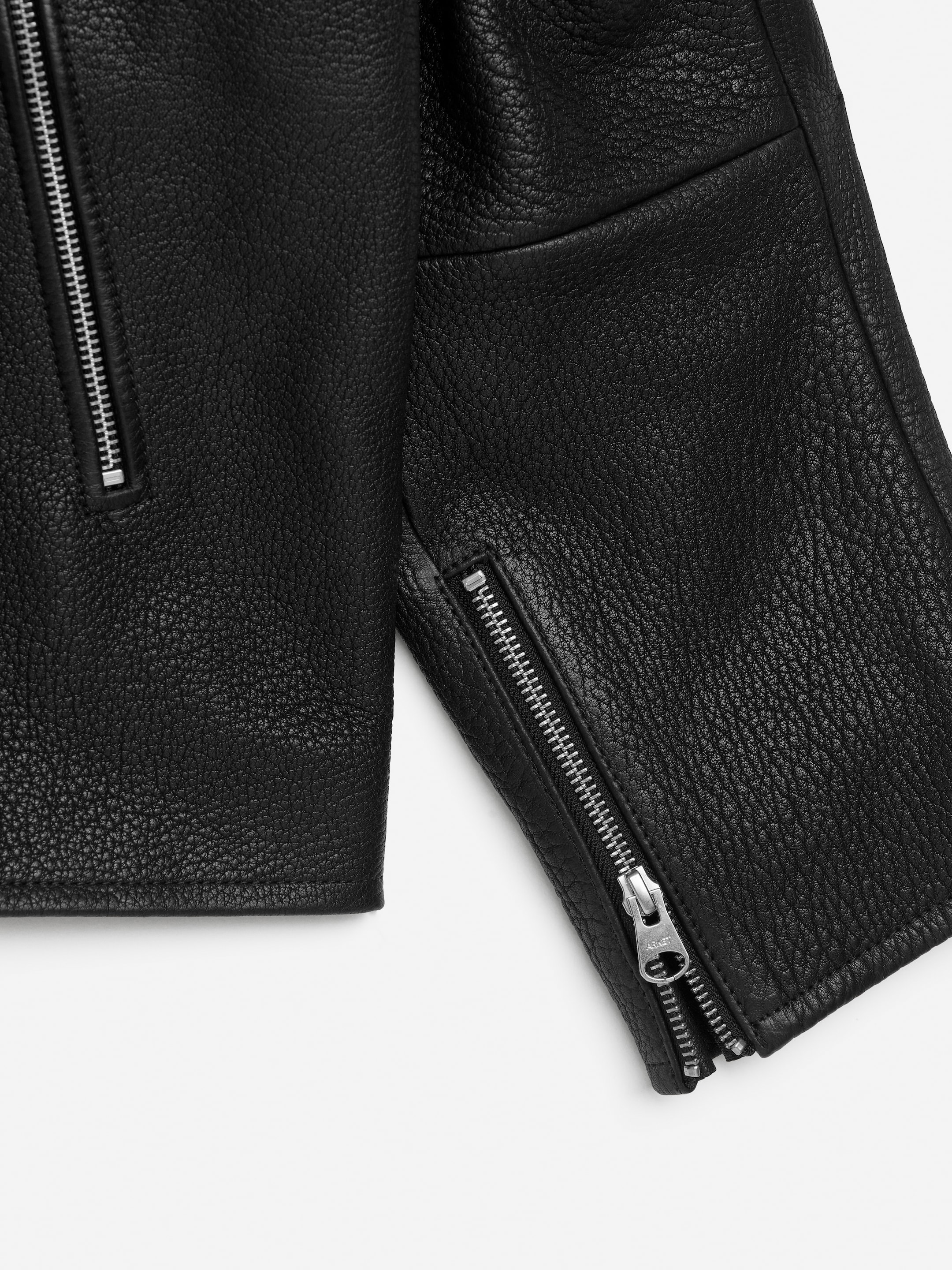 Leather Jacket - Black - Regular fit - Men - StillMedia/DescriptiveDetail - 2