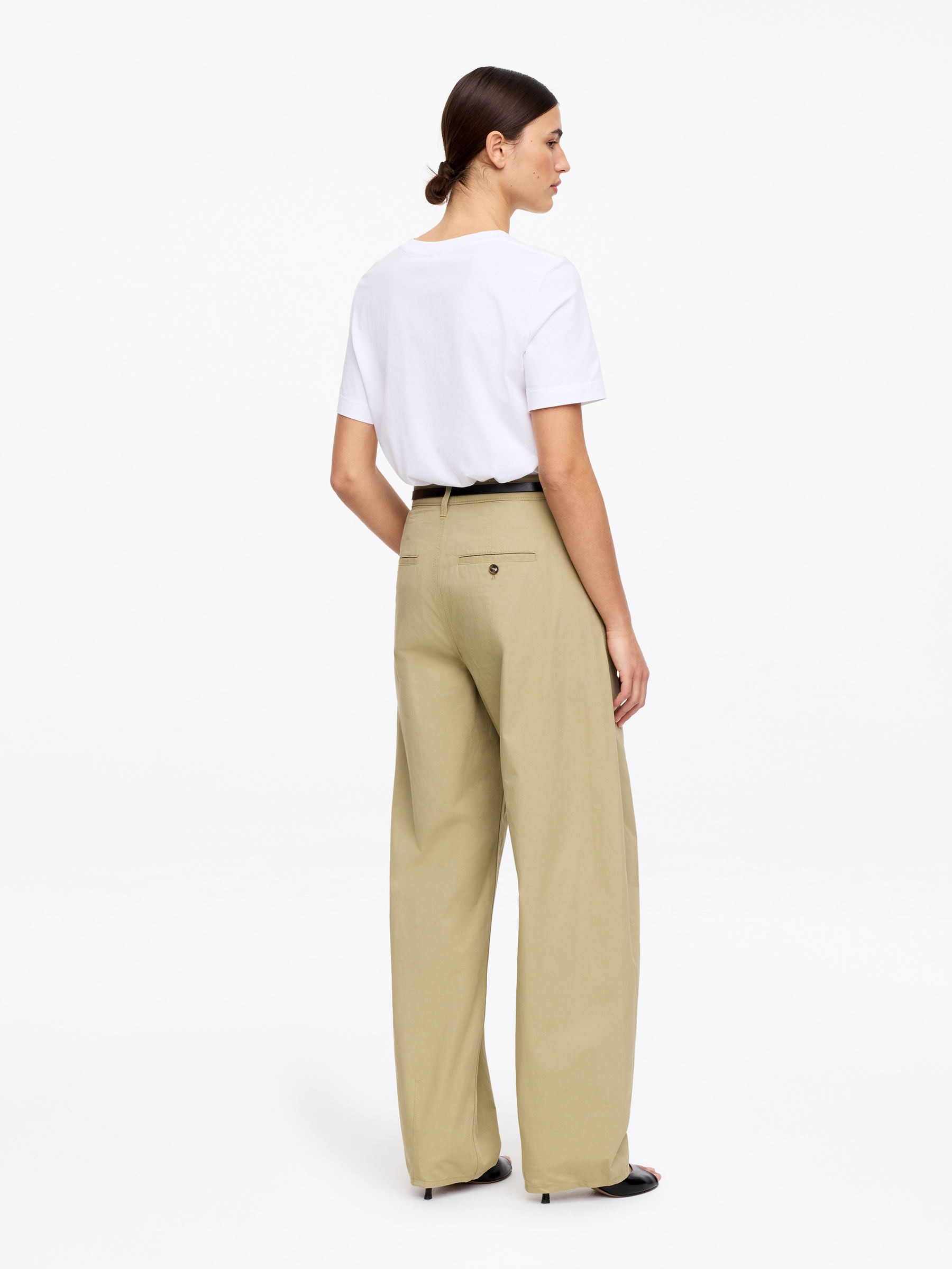 Pantalon jambes barrel - Beige - Loose fit - Femme - StillMedia/Lookbook - 6