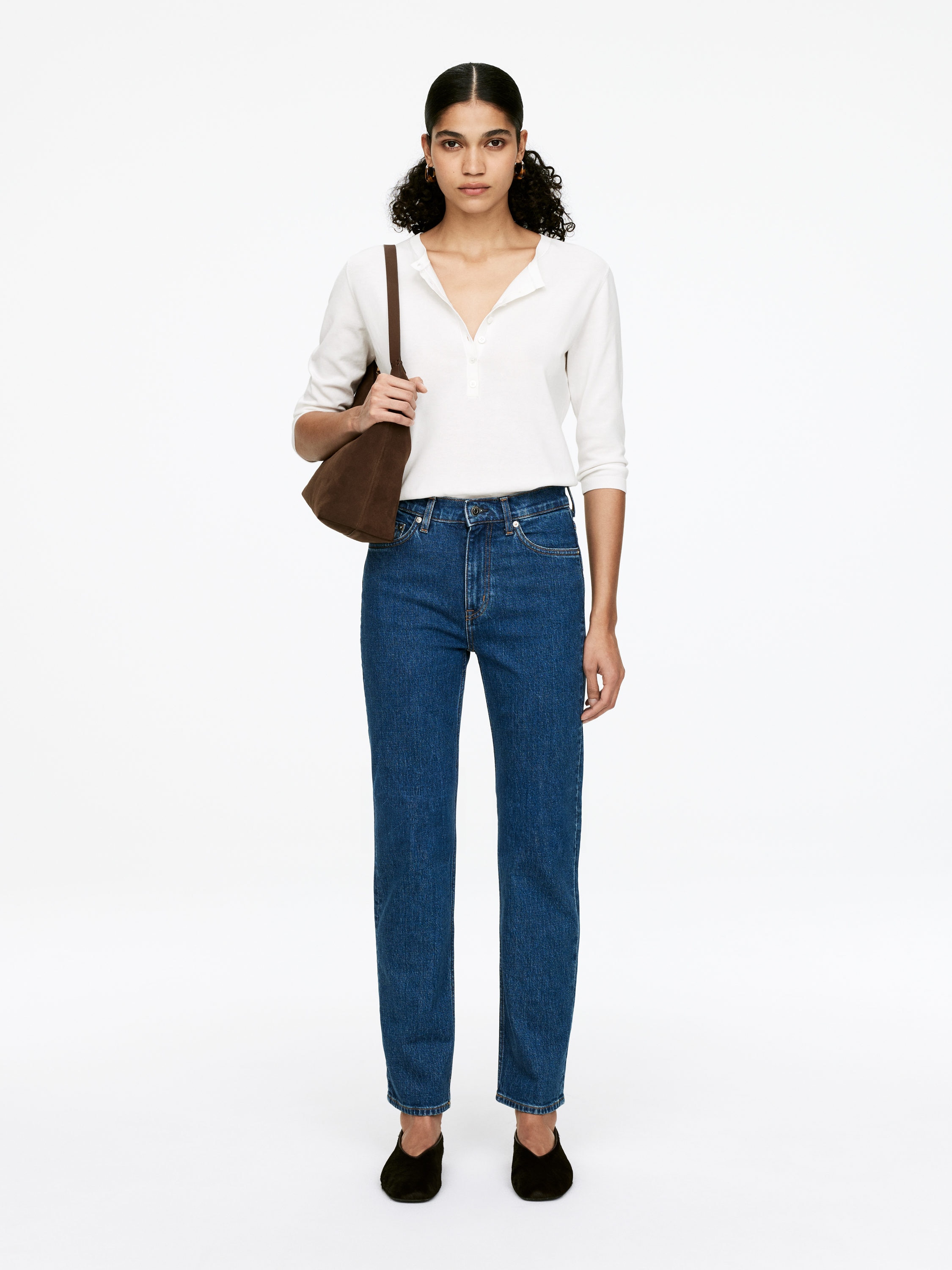 JADE CROPPED Slim Jeans-#2A5697-13860