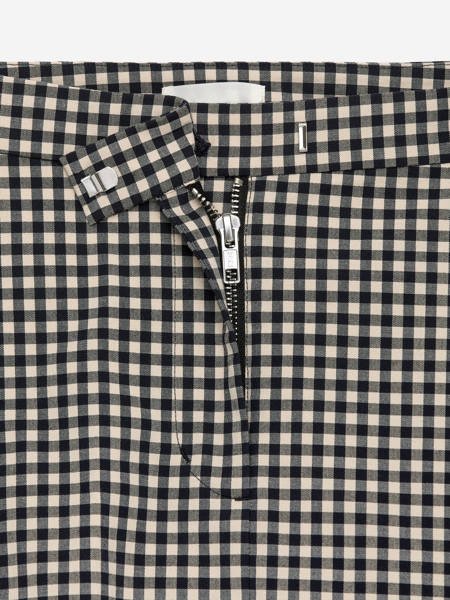 Mini Gingham Skirt - Tmavě modrá/béžová - 2