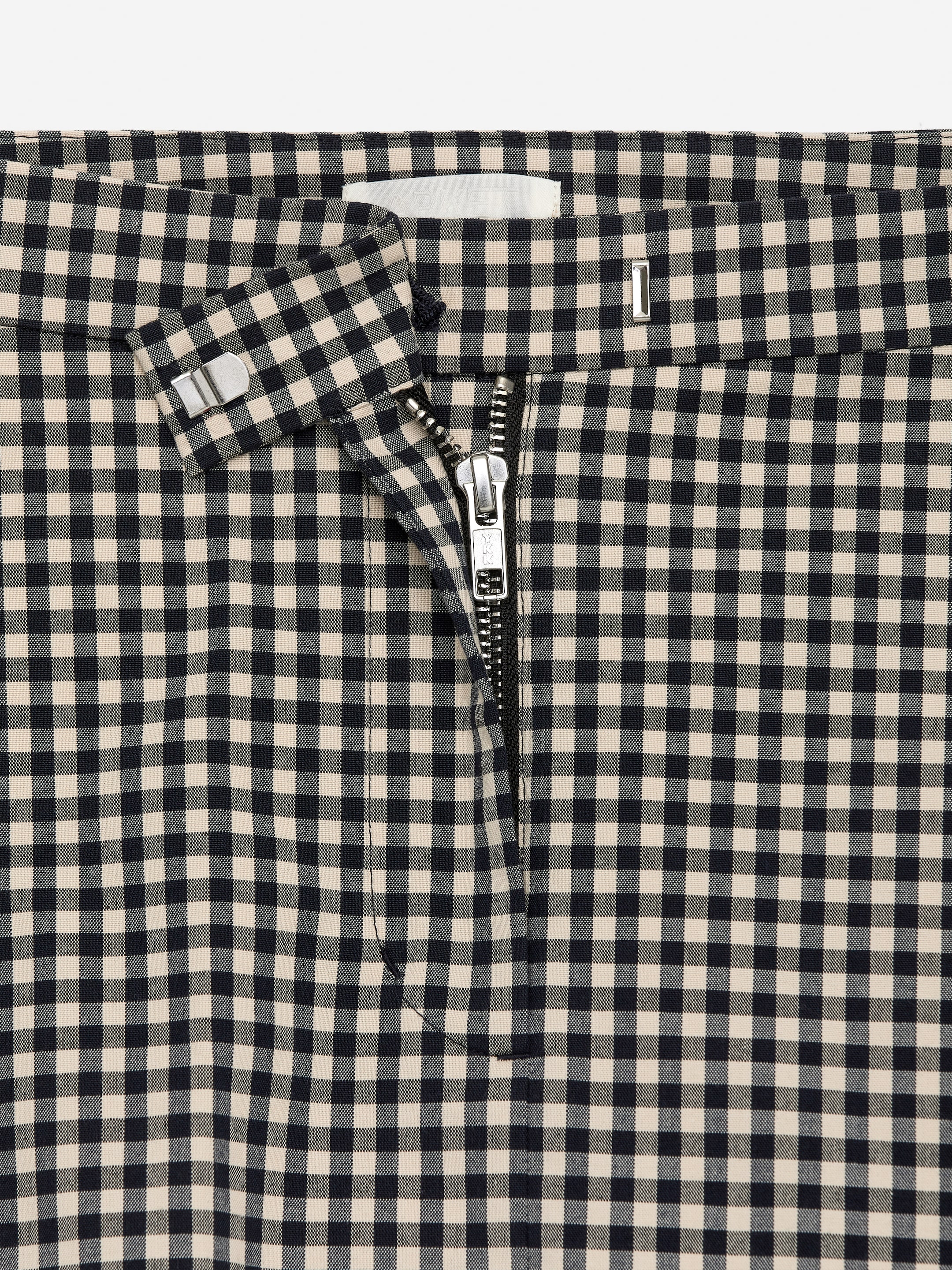 Se større billede: Gingham-mininederdel - Mørkeblå/beige - DAME | H&M DK 6