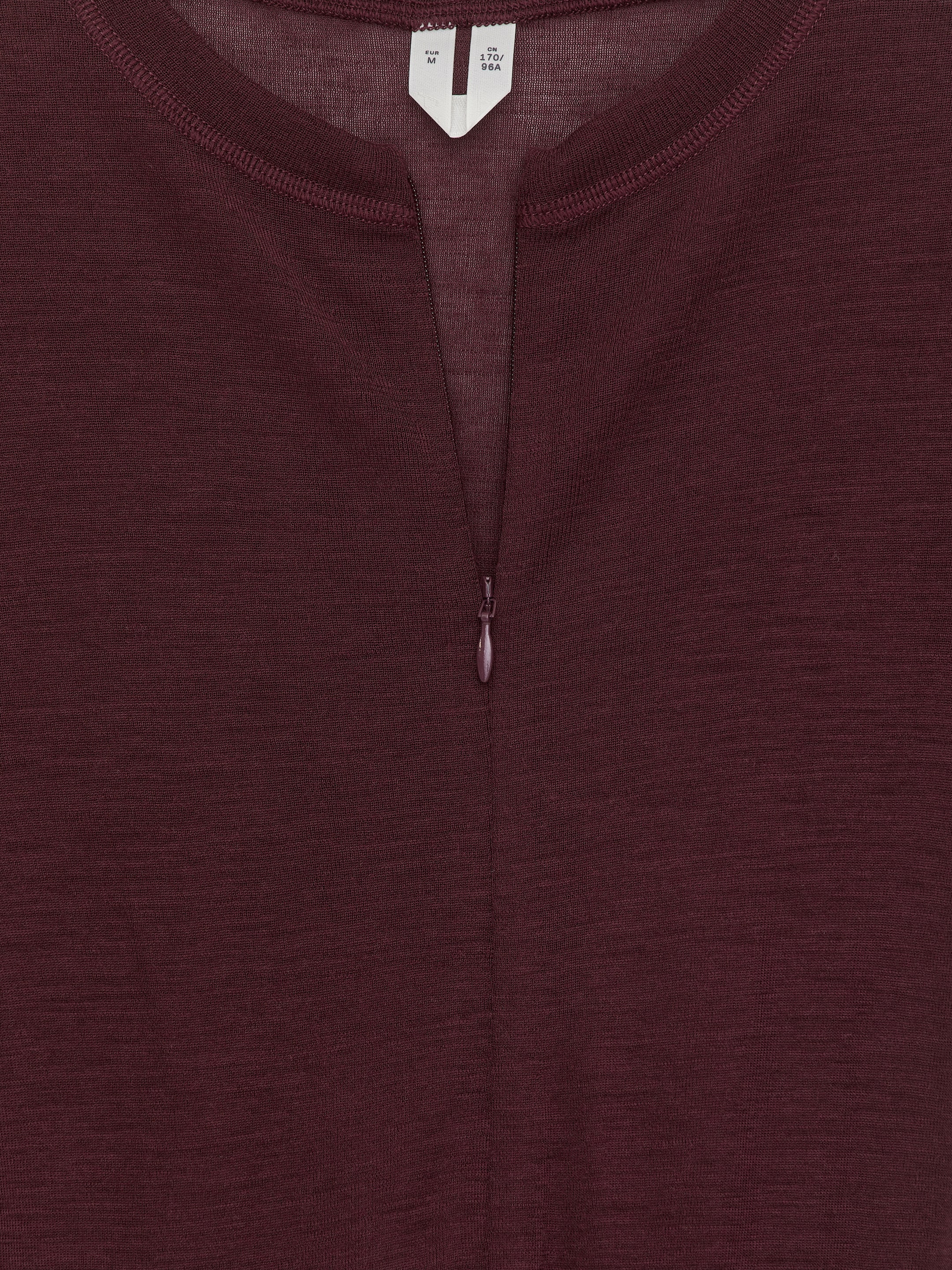 Vis større bilde: Halv glidelås ulltopp - Burgunder - DAME | H&M NO 6