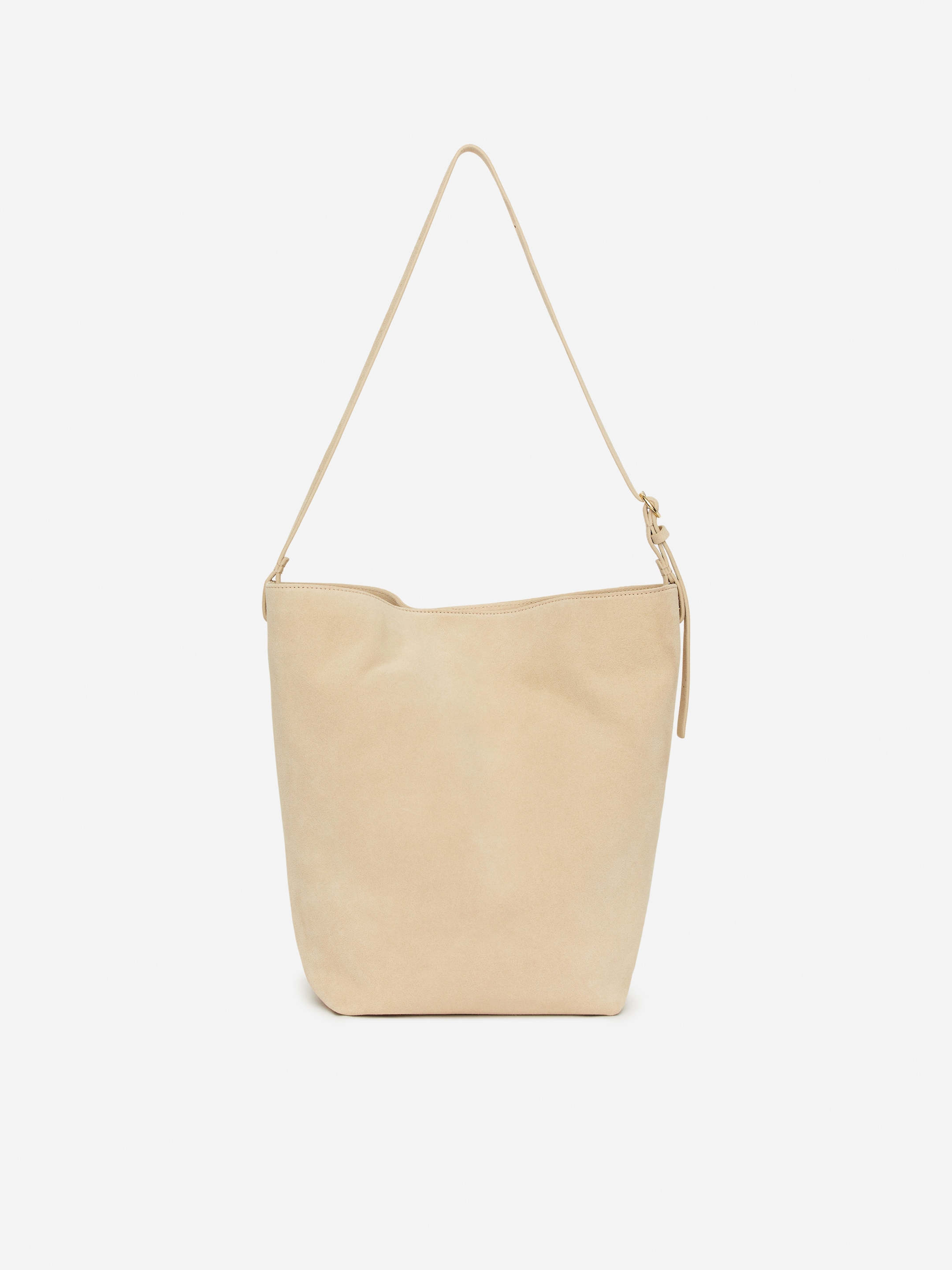 Split Suede Tote Bag - Light Beige - Women - StillMedia/DescriptiveStillLife - 2