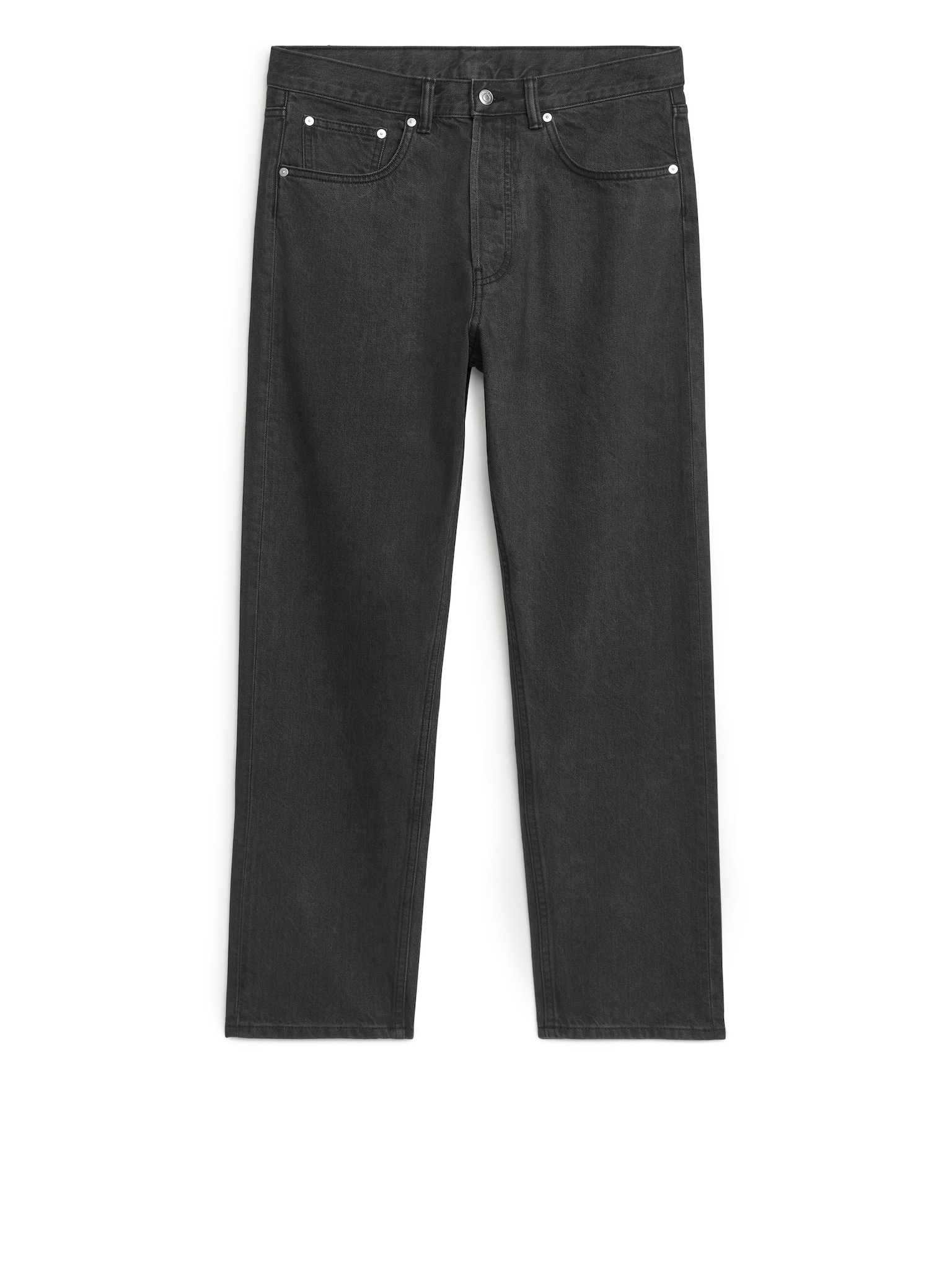 COAST Relaxed Tapered Jeans - Washed Black