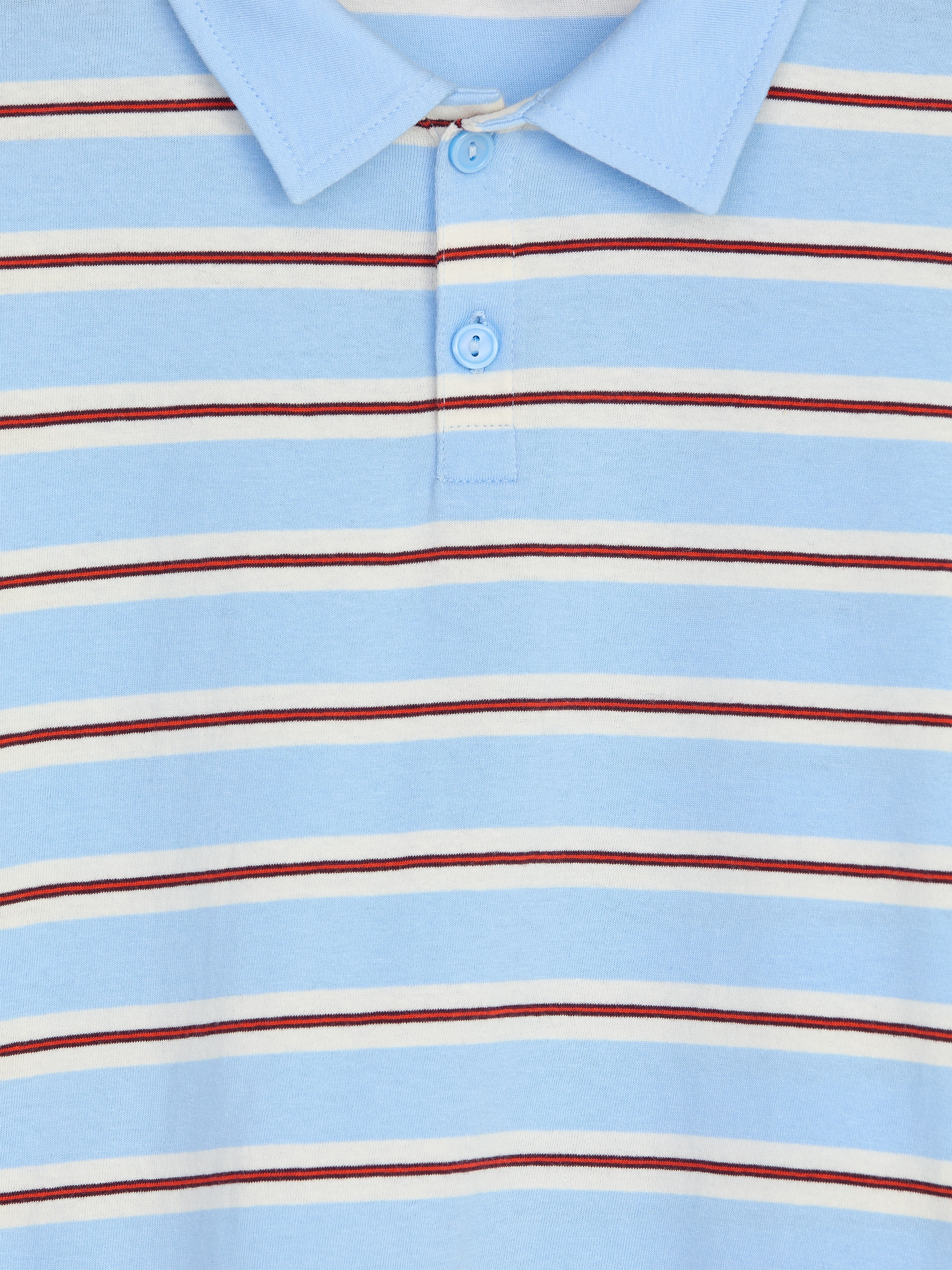 Lockeres Poloshirt - Hellblau/Rot/Weiß - Relaxed Fit - children - StillMedia/DescriptiveDetail - 2