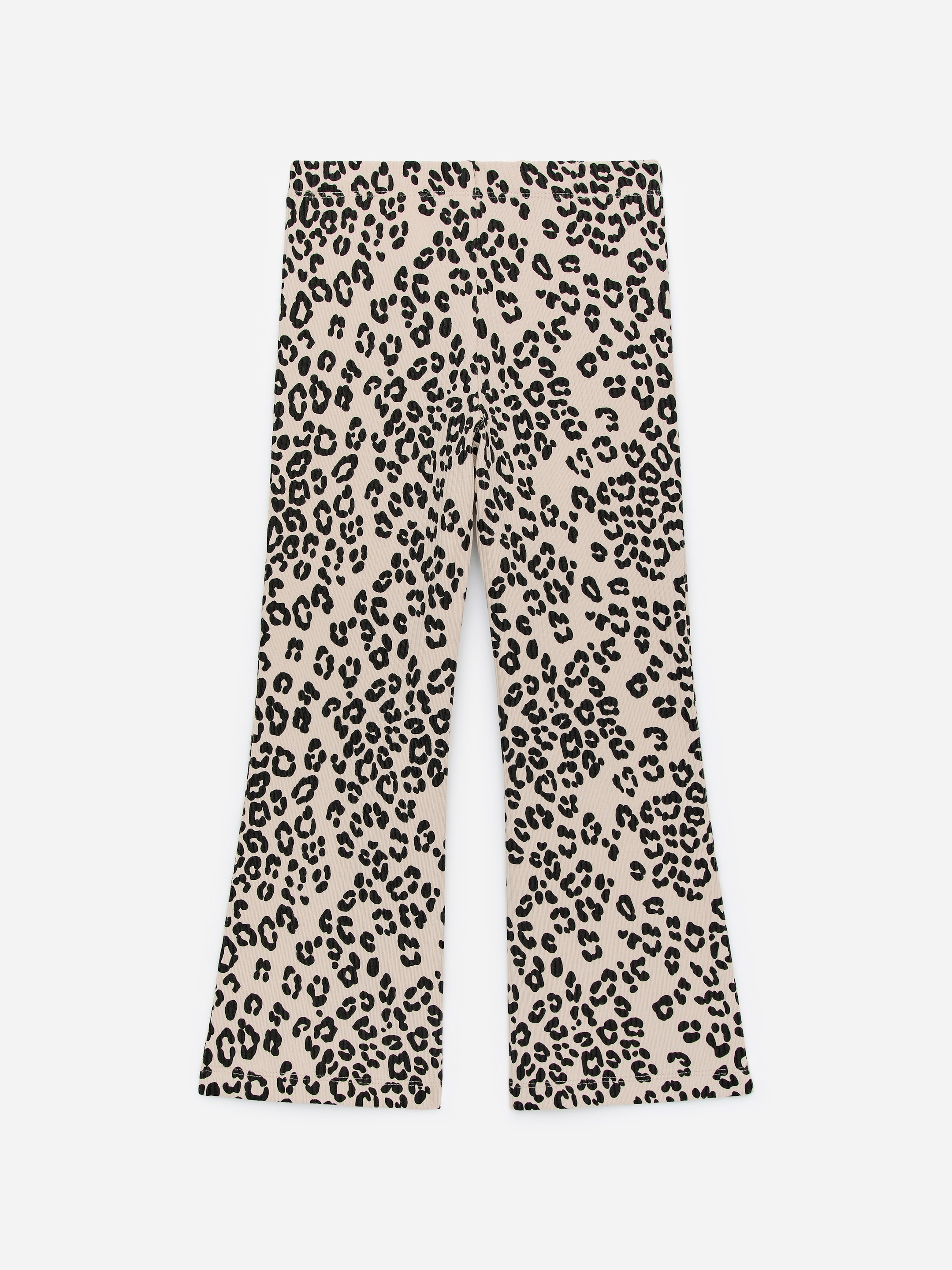 Leggings de canalé flared - Beige/negro - Corte estándar - Children - StillMedia/DescriptiveStillLife - 2
