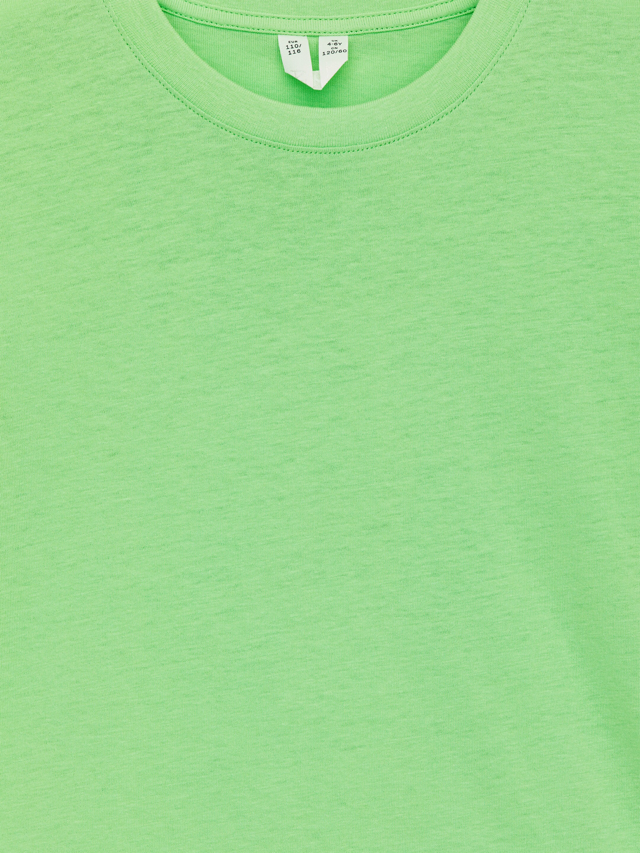 View larger image: Crew-Neck T-Shirt - Green - Kids | H&M GB 3