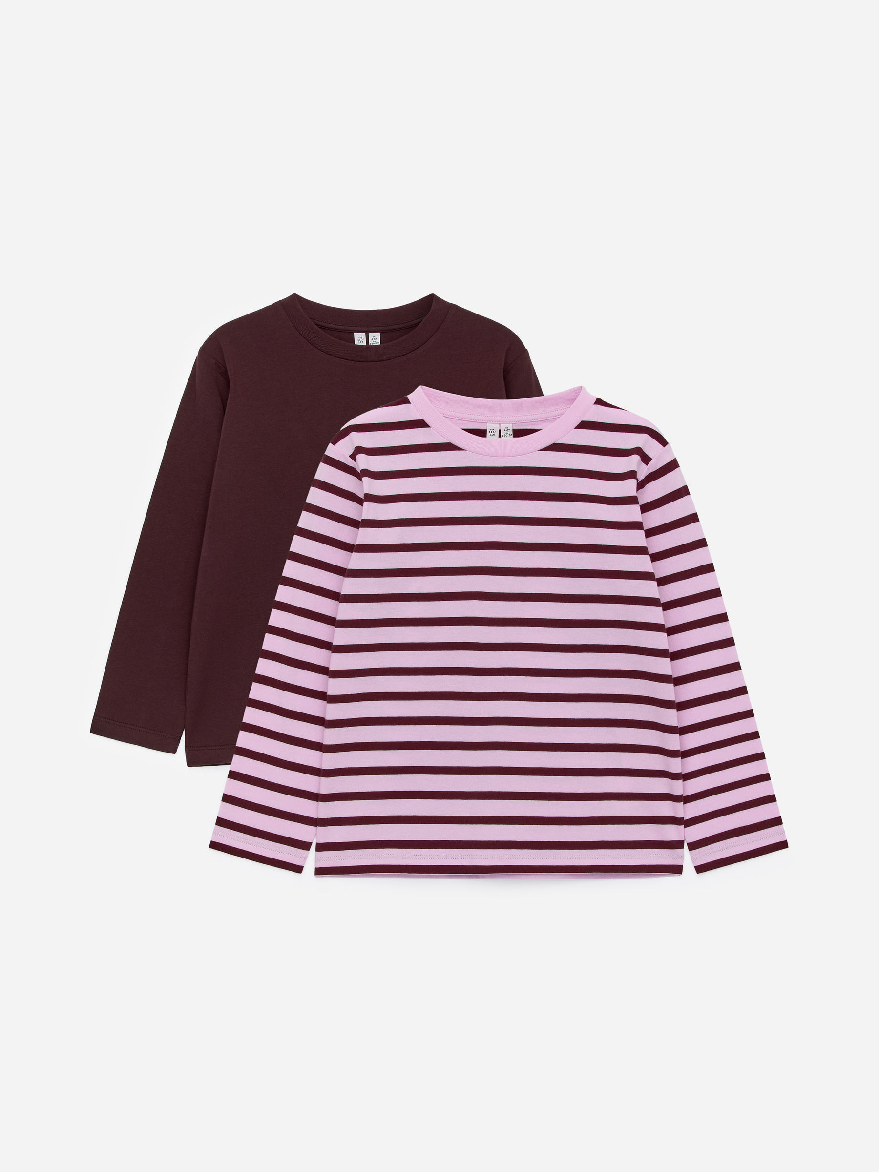 Long-Sleeved T-Shirt Set of 2-#D0B1CF-17790